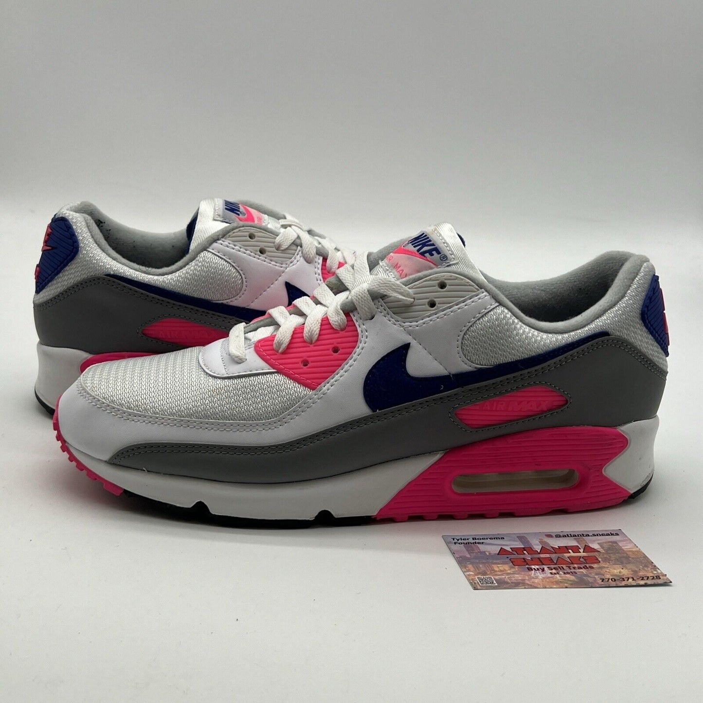 Size 13.5W - Nike Air Max 90 Pink Concord 2020