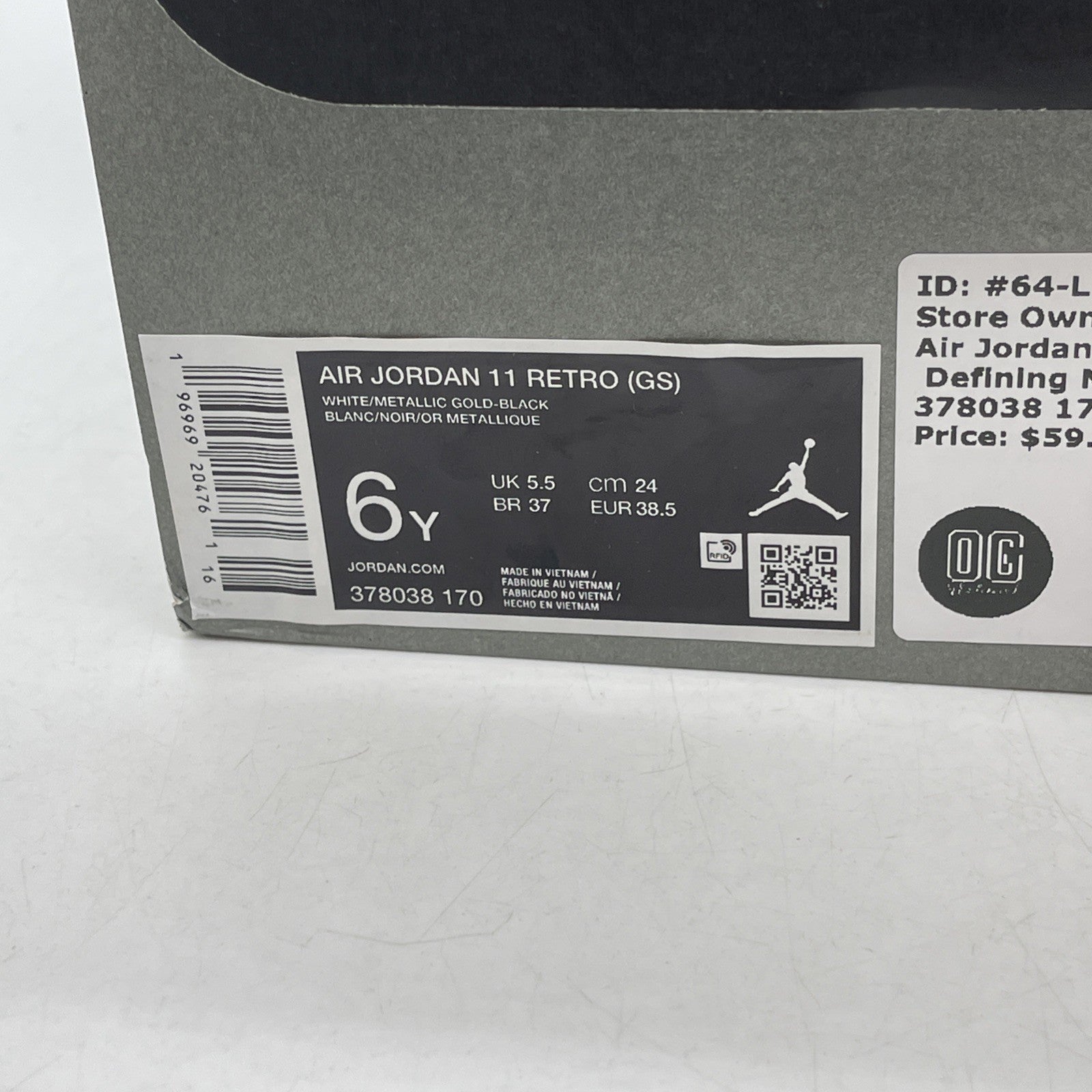 Size 6 - Air Jordan 11 Retro Mid Gratitude / Defining Moments (378038-170)