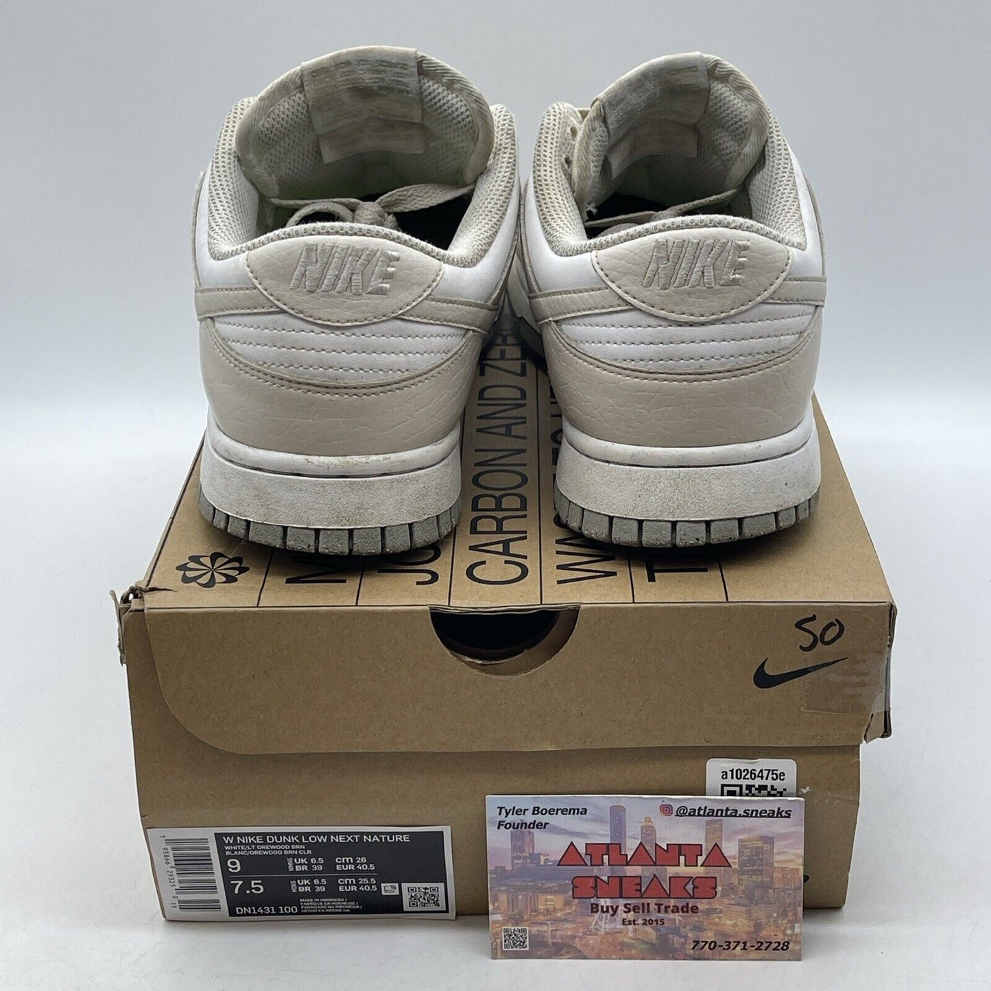 Size 9W - Nike Dunk Next Nature Low Light Orewood Brown Leather (DN1431-100)