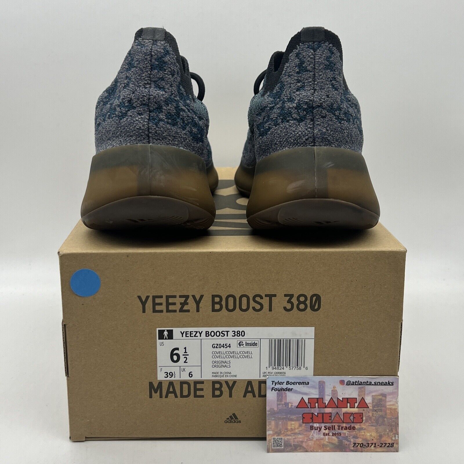 Size 6.5 - adidas Yeezy Boost 380 Covellite Blue (GZ0454)