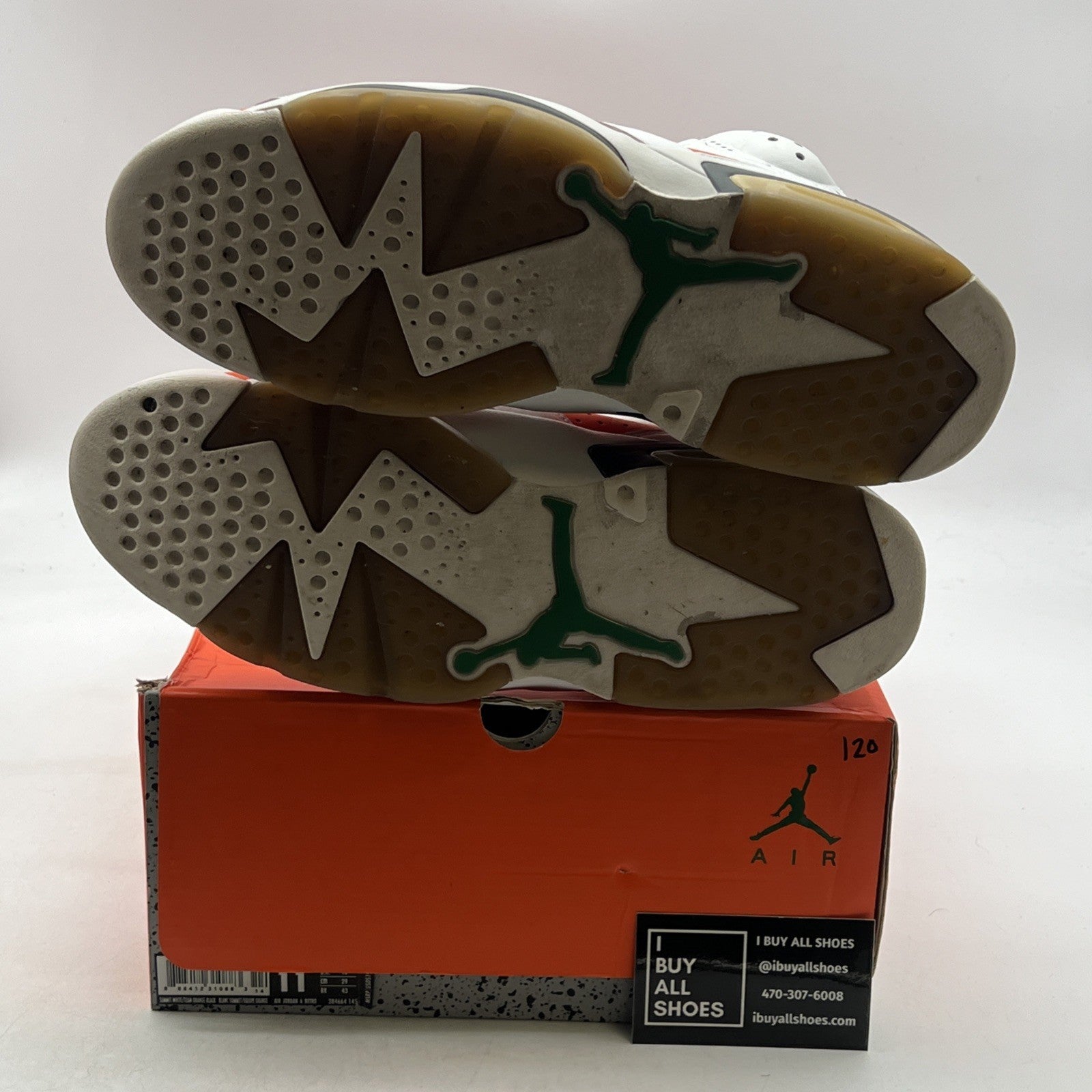 Size 11 - Air Jordan 6 Retro Gatorade (384664-145)
