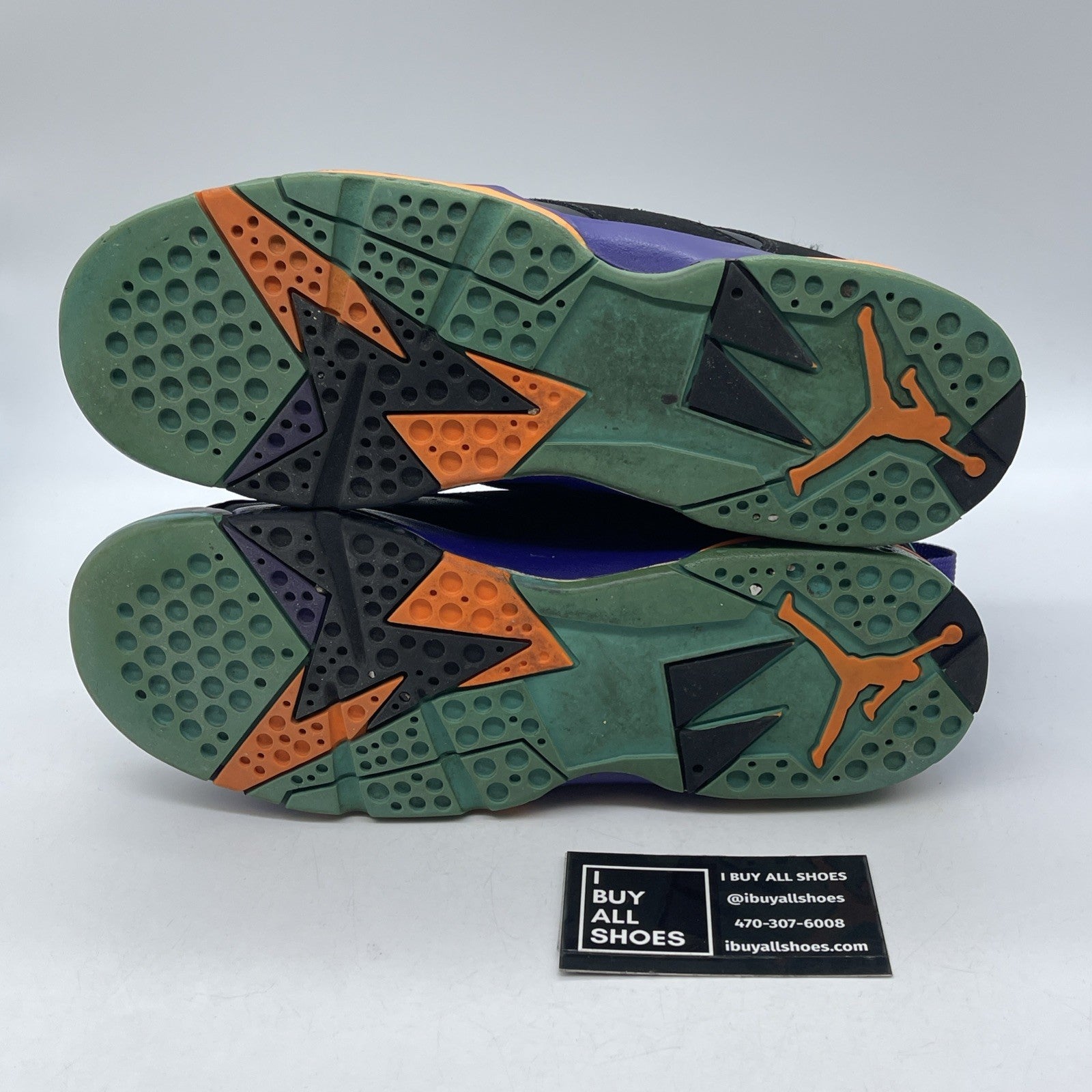 Size 8.5Y (GS) - Jordan 7 Retro Mid Lola Bunny Black Suede Leather (705417-029)