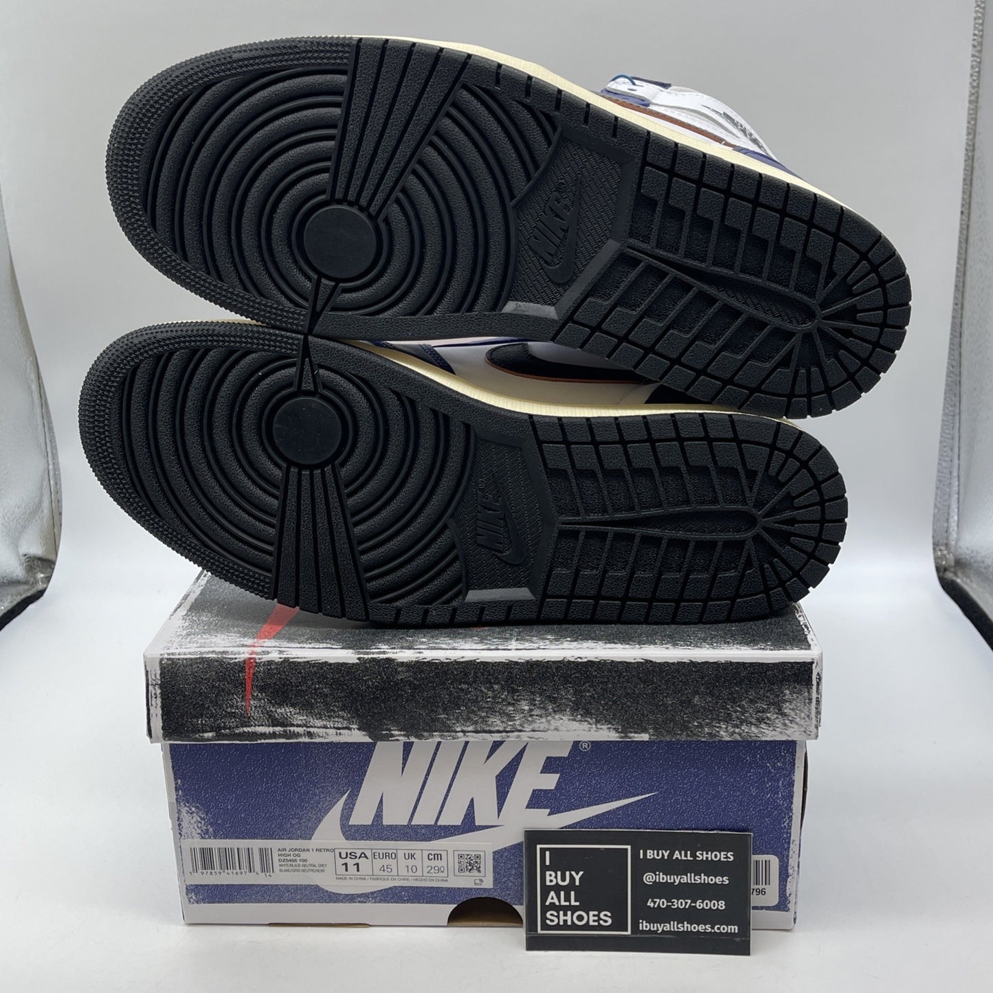 Size 11 - Air Jordan 1 Retro OG High Rare Air Deep Royal Blue (DZ5485-100)