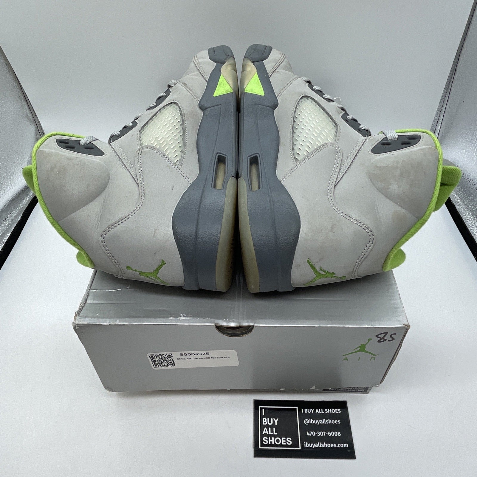 Size 8.5 - Jordan 5 Retro Green Bean Grey Leather (DM9014-003)