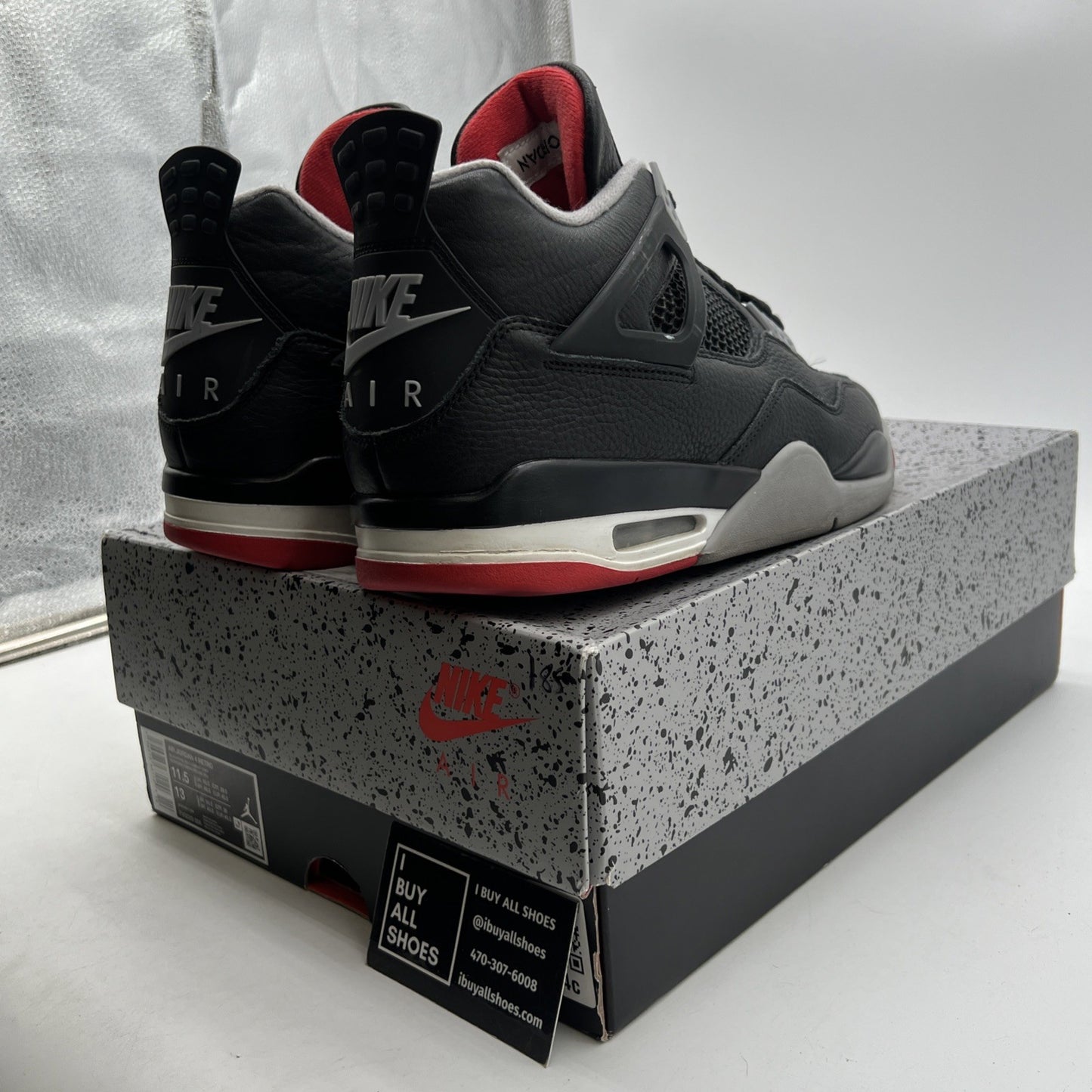 Size 11.5 - Air Jordan 4 Retro Bred Reimagined (FV5029-006)