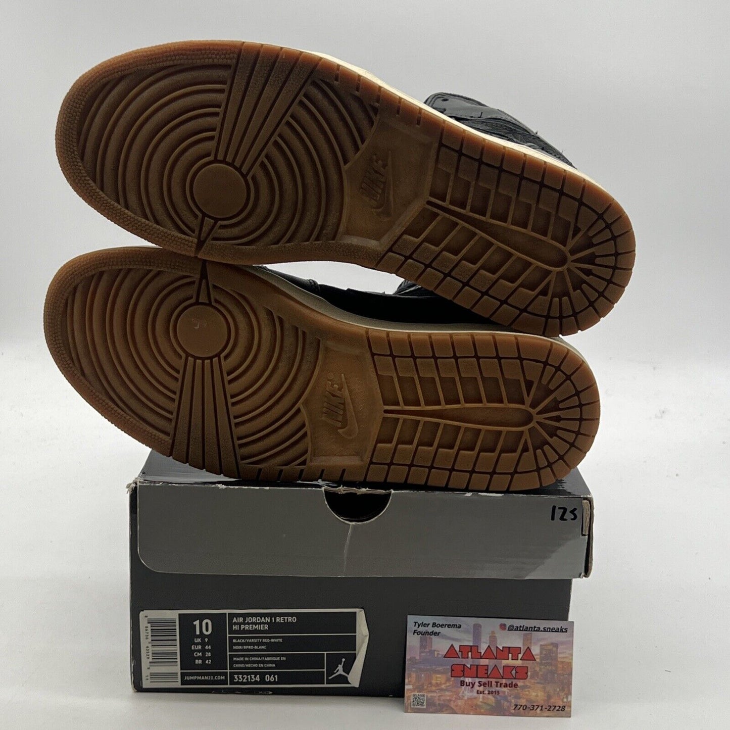 Size 10 - Air Jordan 1 Retro Premier High Laser (332134-061)
