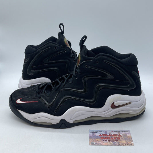 Size 13 - Nike Air Pippen 2008 Black Varsity Red White Suede Leather (325001-061