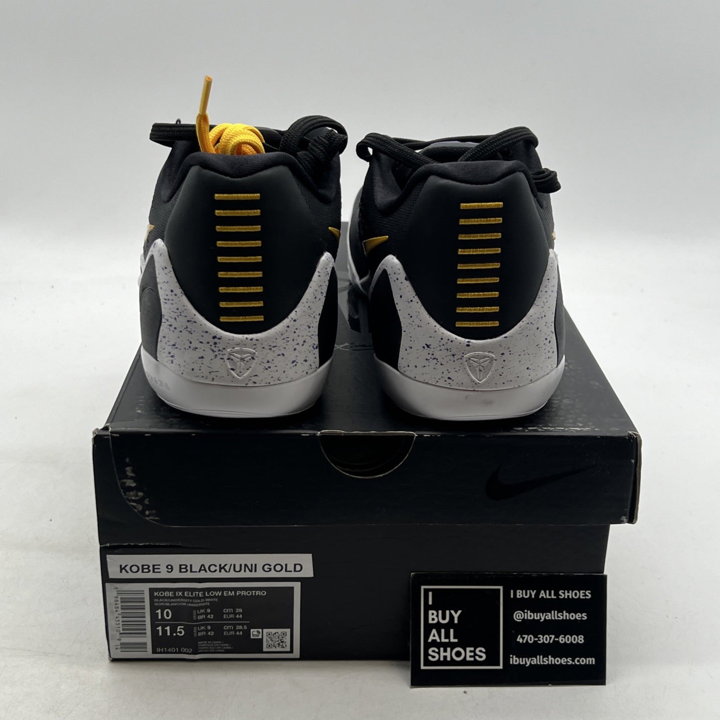 Size 10 - Nike Kobe 9 EM Protro TB Lakers Away (IH1401-002)
