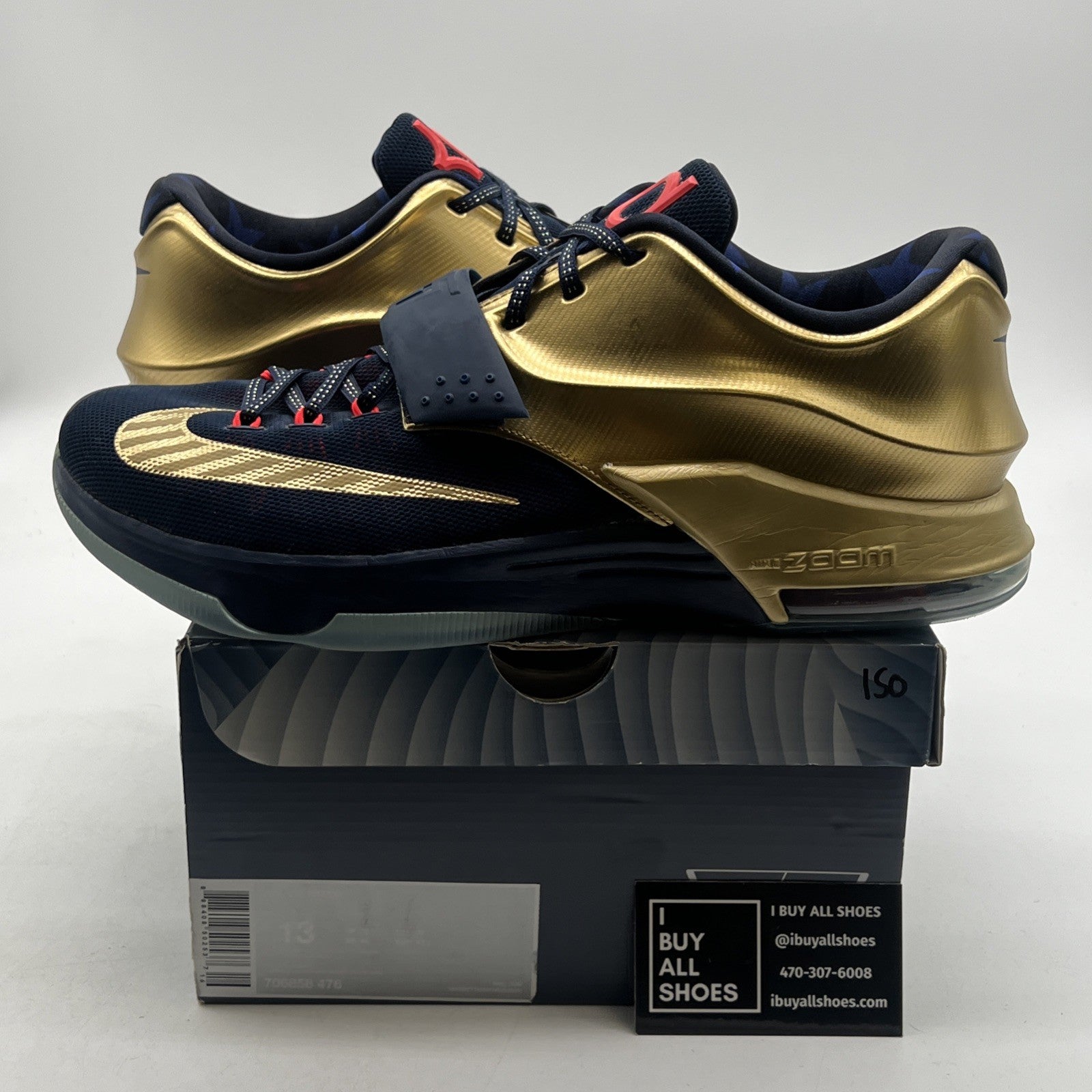 Size 13 - Nike KD 7 Prm Gold Medal (706858-476)