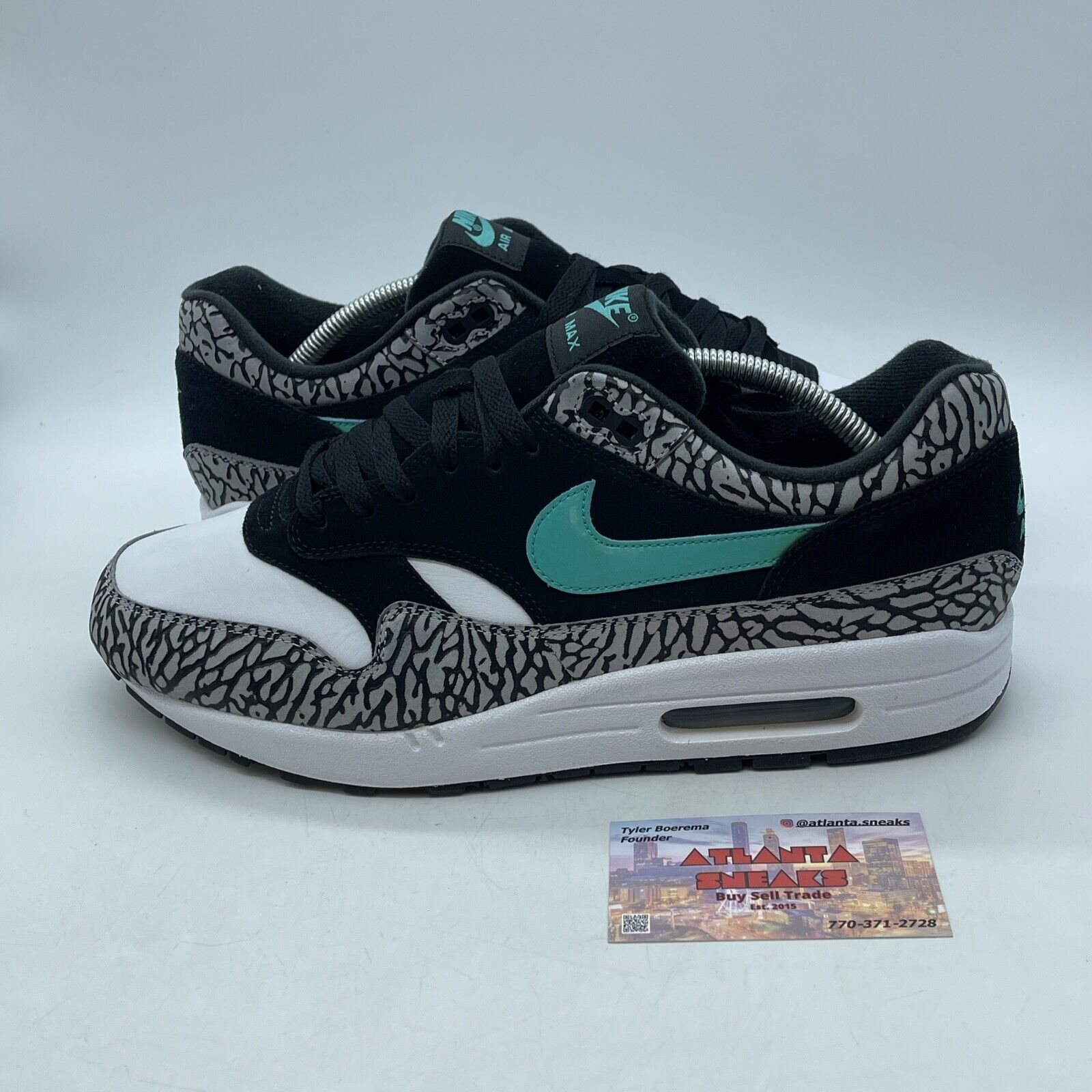 Size 10.5 - Nike Atmos x Air Max 1 Retro 2017 Elephant Suede Leather (908366-001