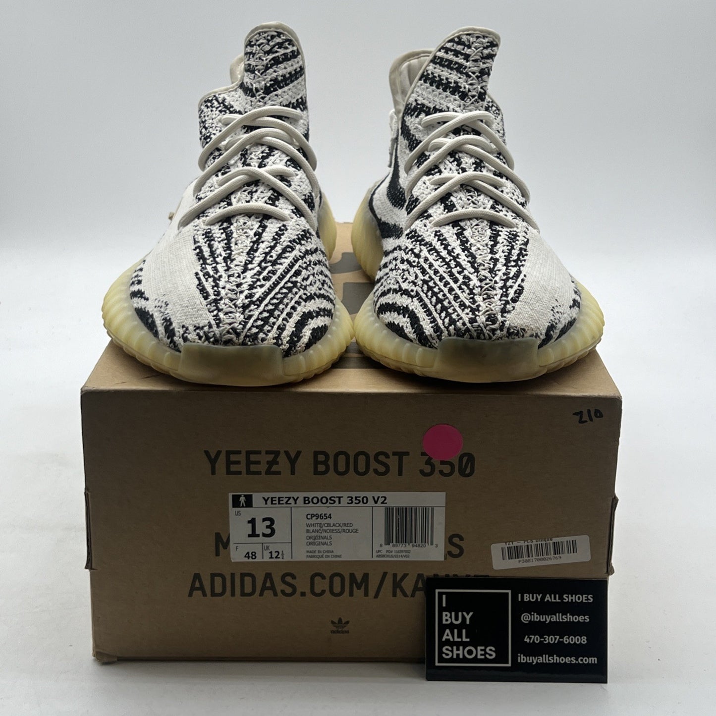 Size 13 - adidas Yeezy Boost 350 V2 Low Zebra (CP9654)