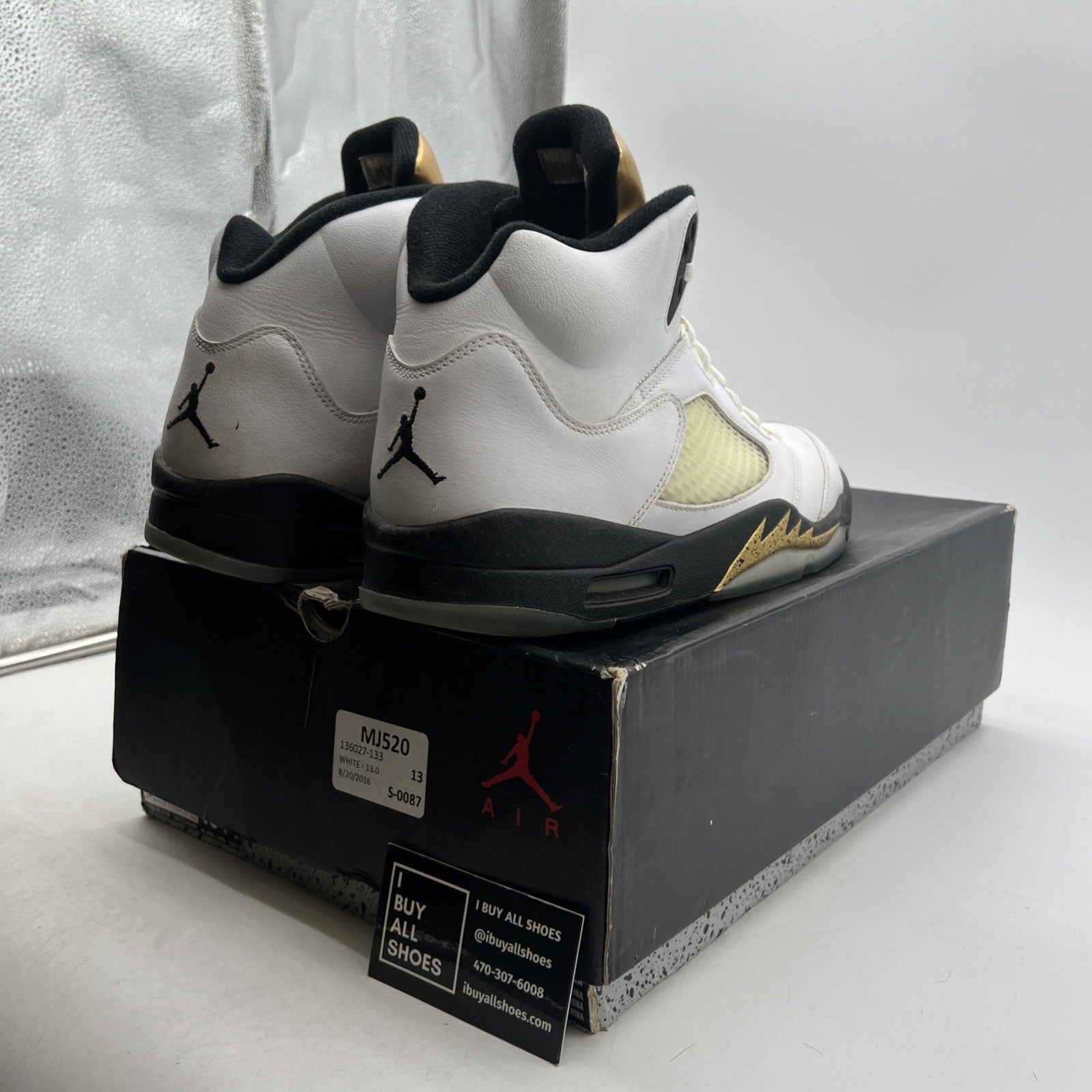 Size 13 - Air Jordan 5 Retro Olympic (136027-133)