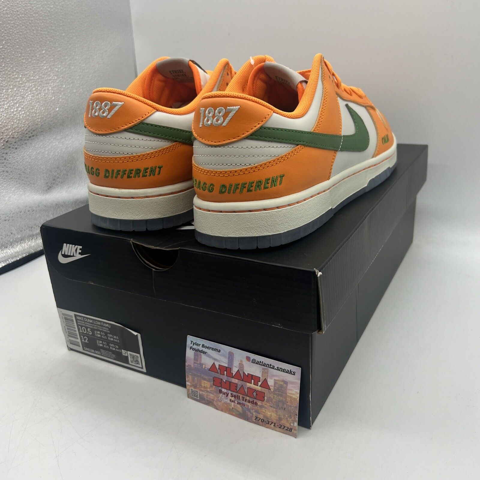 Size 10.5 - Nike Dunk Low x Florida A&M University Rattlers 2022 Brand New