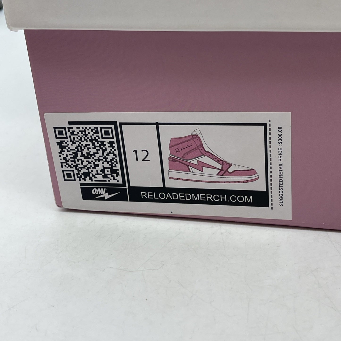 Size 12 - AIR KIY x REVES PARIS ‘85 HI BLUSH PINK