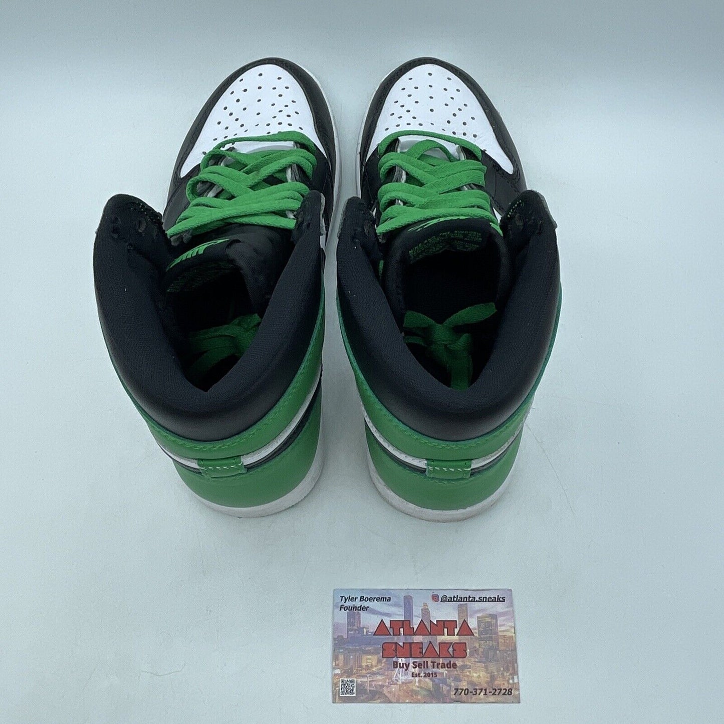 Size 6.5 - Air Jordan 1 Retro OG High Lucky Green White Black (DZ5485-031)