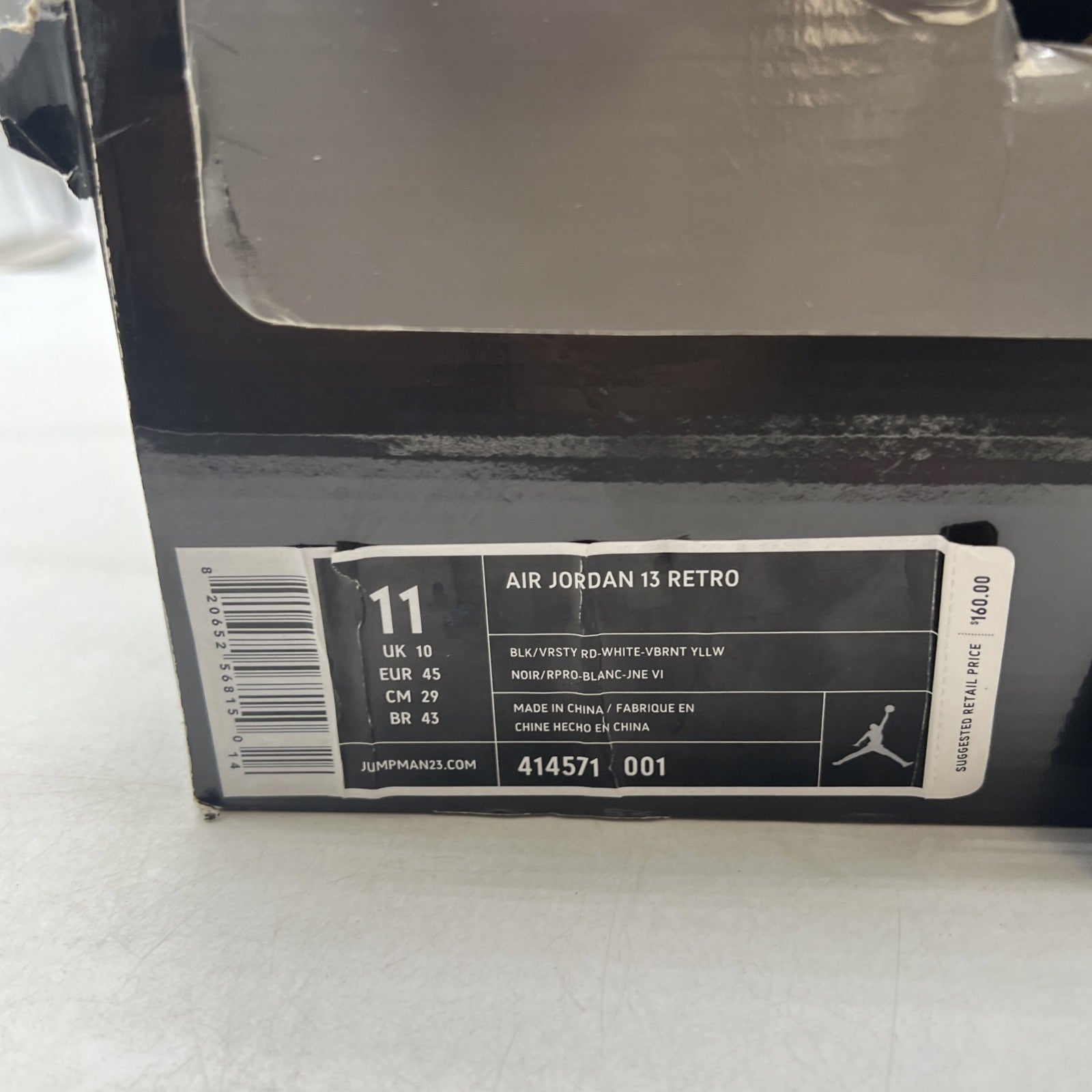 Size 11 - Air Jordan 13 Retro 2011 Playoff (414571-001)
