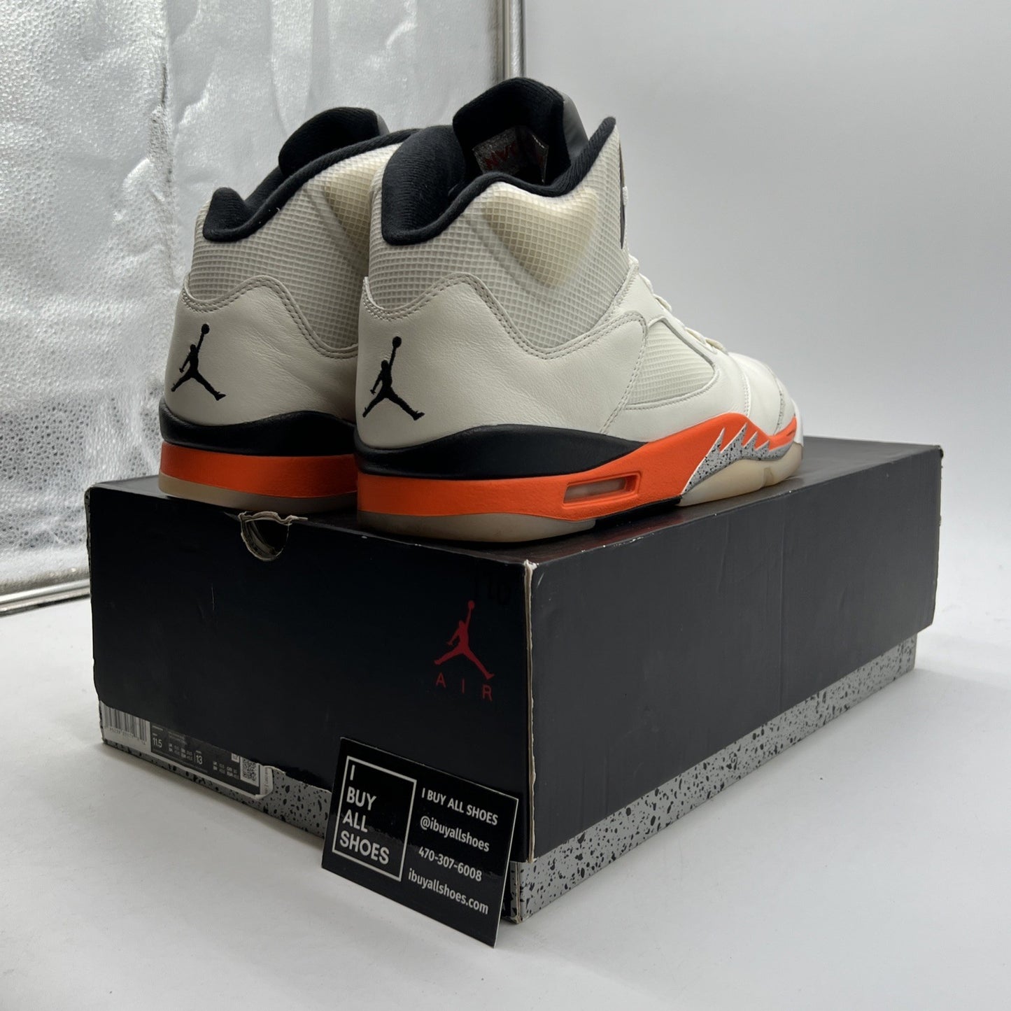 Size 11.5 - Air Jordan 5 Shattered Backboard (DC1060-100)