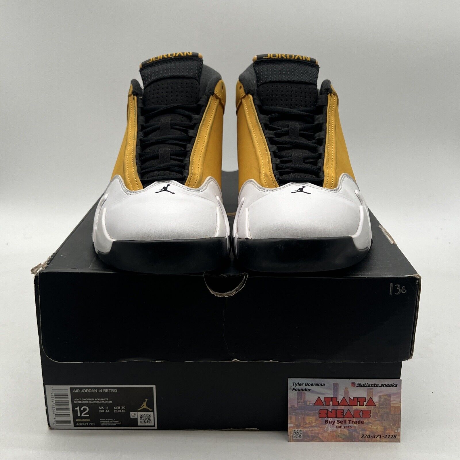 Size 12 - Air Jordan 14 Retro Light Ginger 2022 (487471-701)