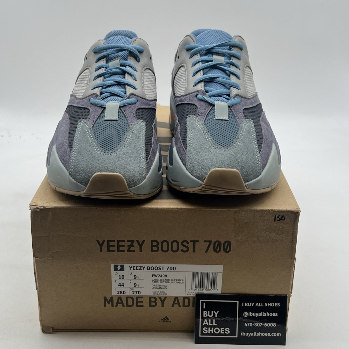 Size 10 - adidas Yeezy Boost 700 Carbon Blue (FW2498)