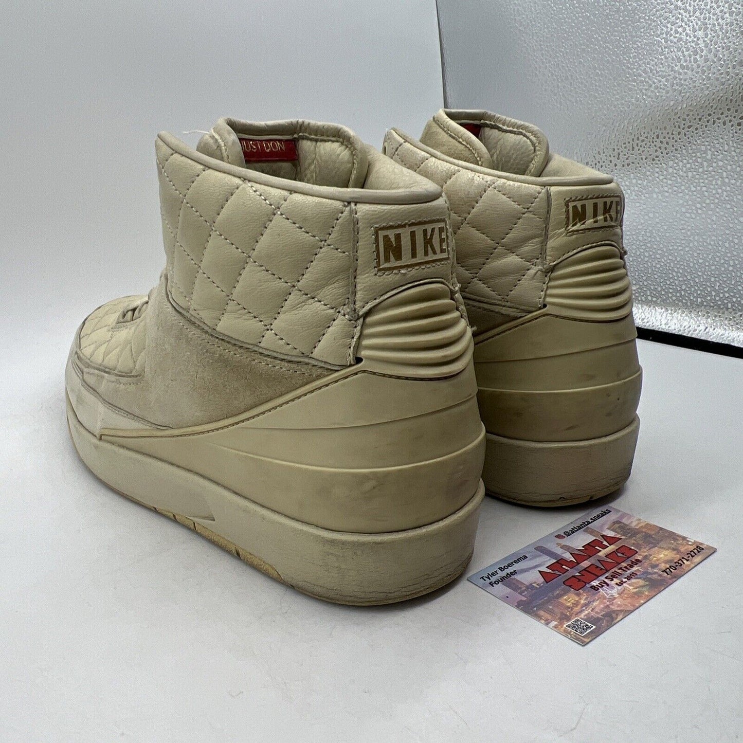 Size 12 - Just Don x Air Jordan 2 Retro Beach Leather (834825-250)