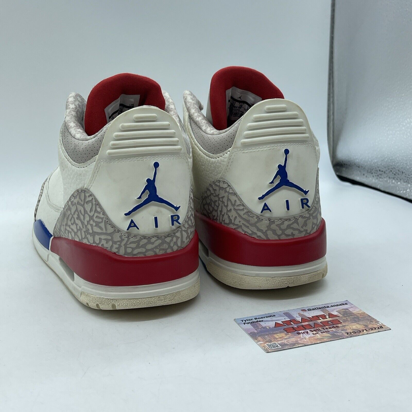 Size 12 - Air Jordan 3 Retro International Flight Tan Leather Suede (136064-140)