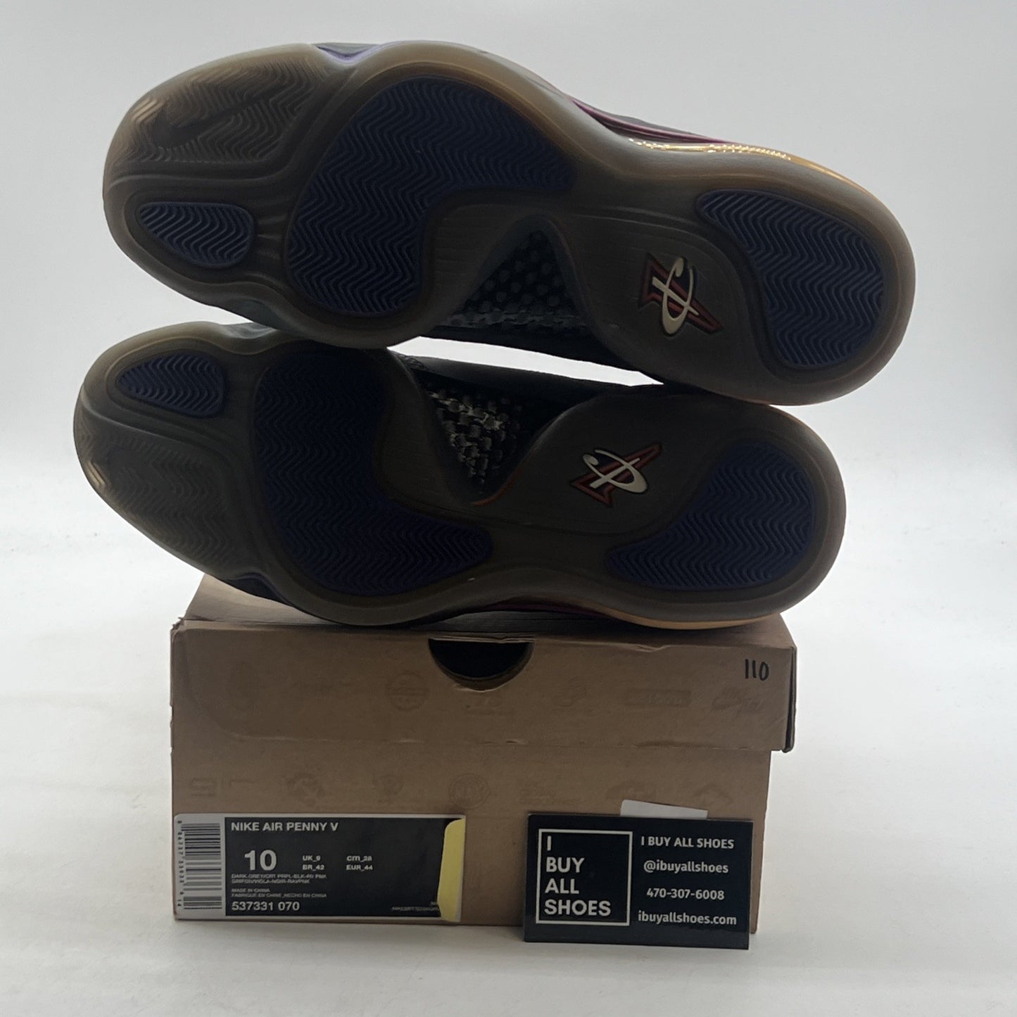 Size 10 - Nike Air Penny 5 Phoenix (537331-070)