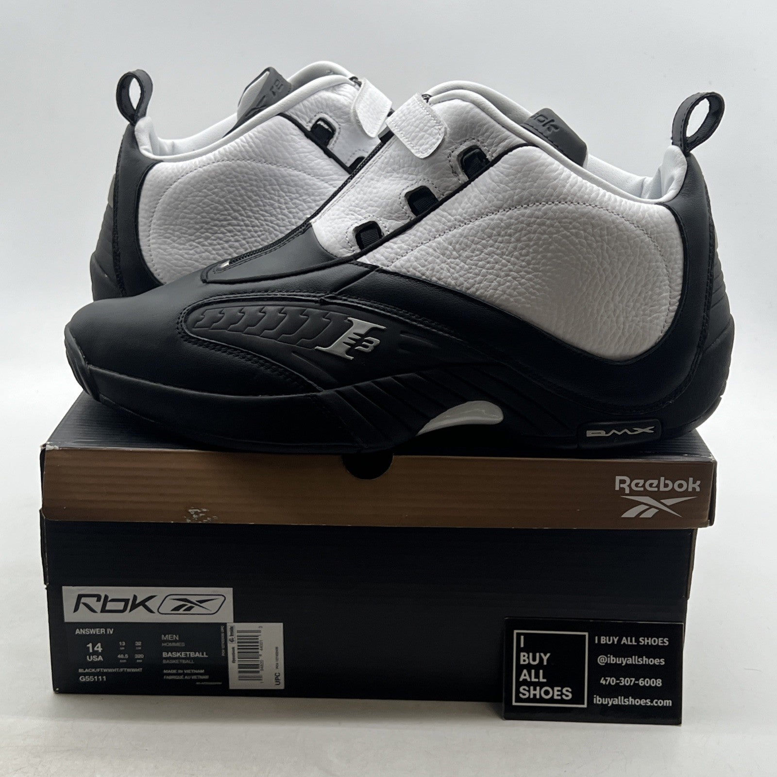 Size 14 - Reebok Answer 4 2021 Step Over (G55111)