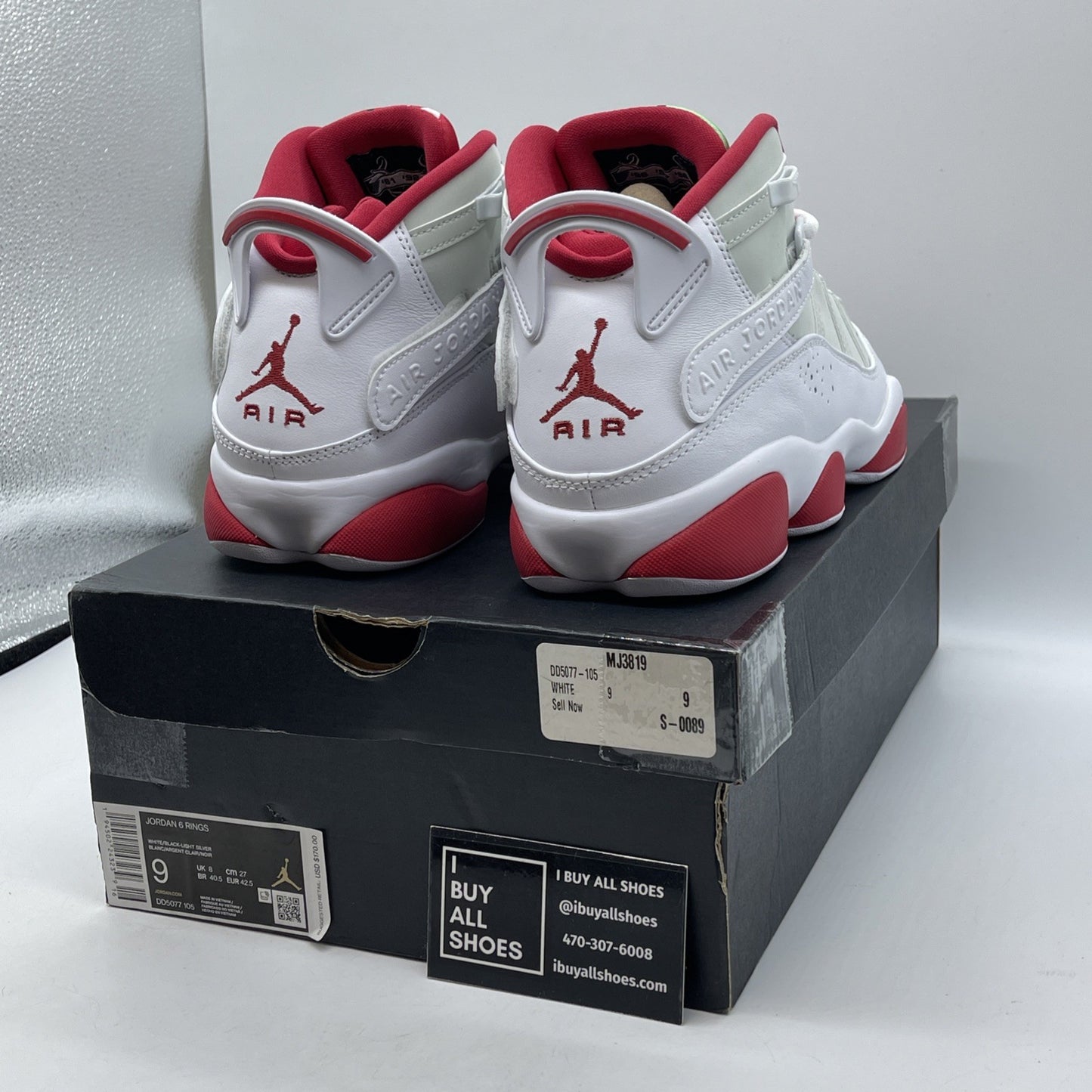 Size 9 - Jordan 6 Rings Hare White Suede Leather (DD5077-105)