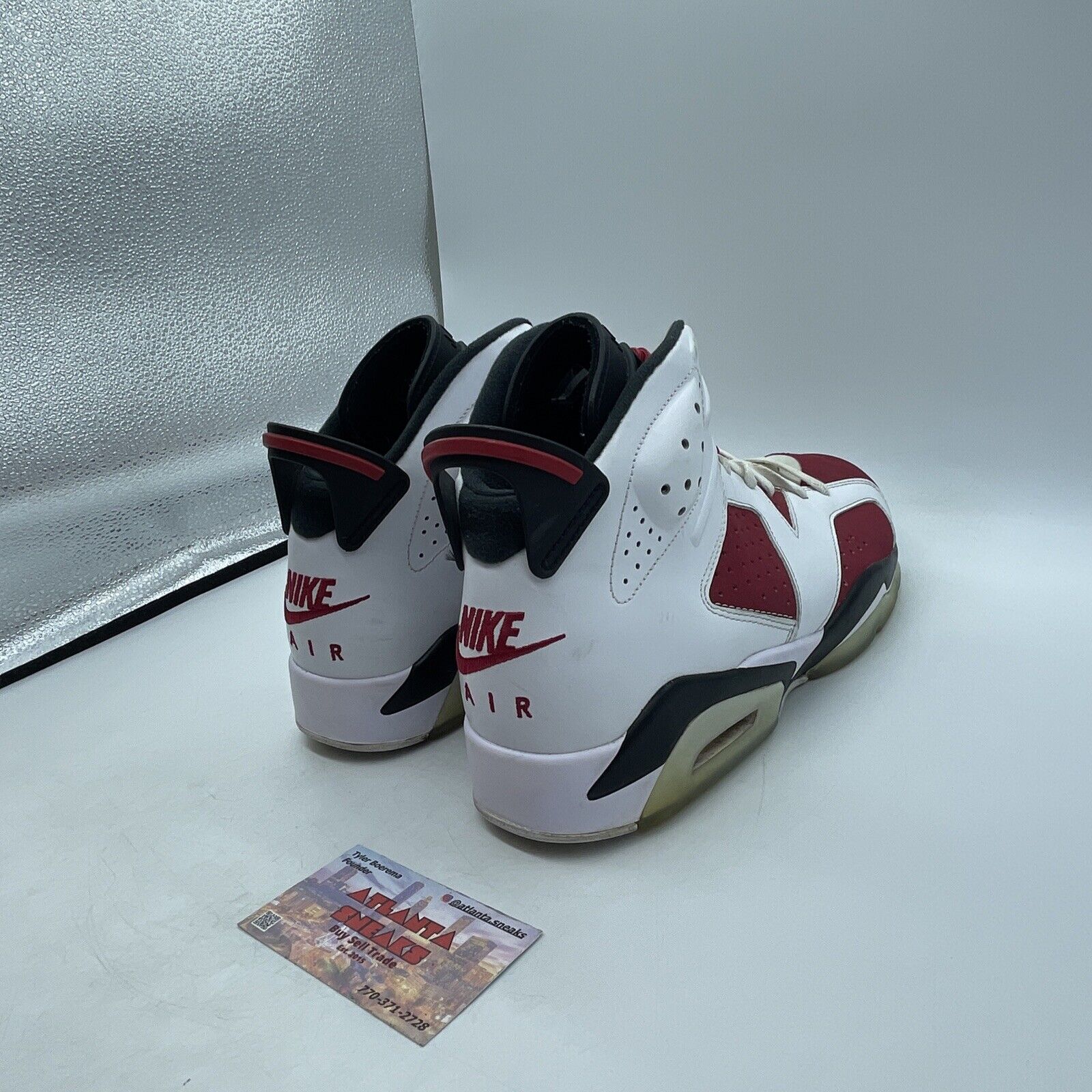 Size 11 - Jordan 6 Retro OG Mid Carmine Red Black White Suede (CT8529-106)