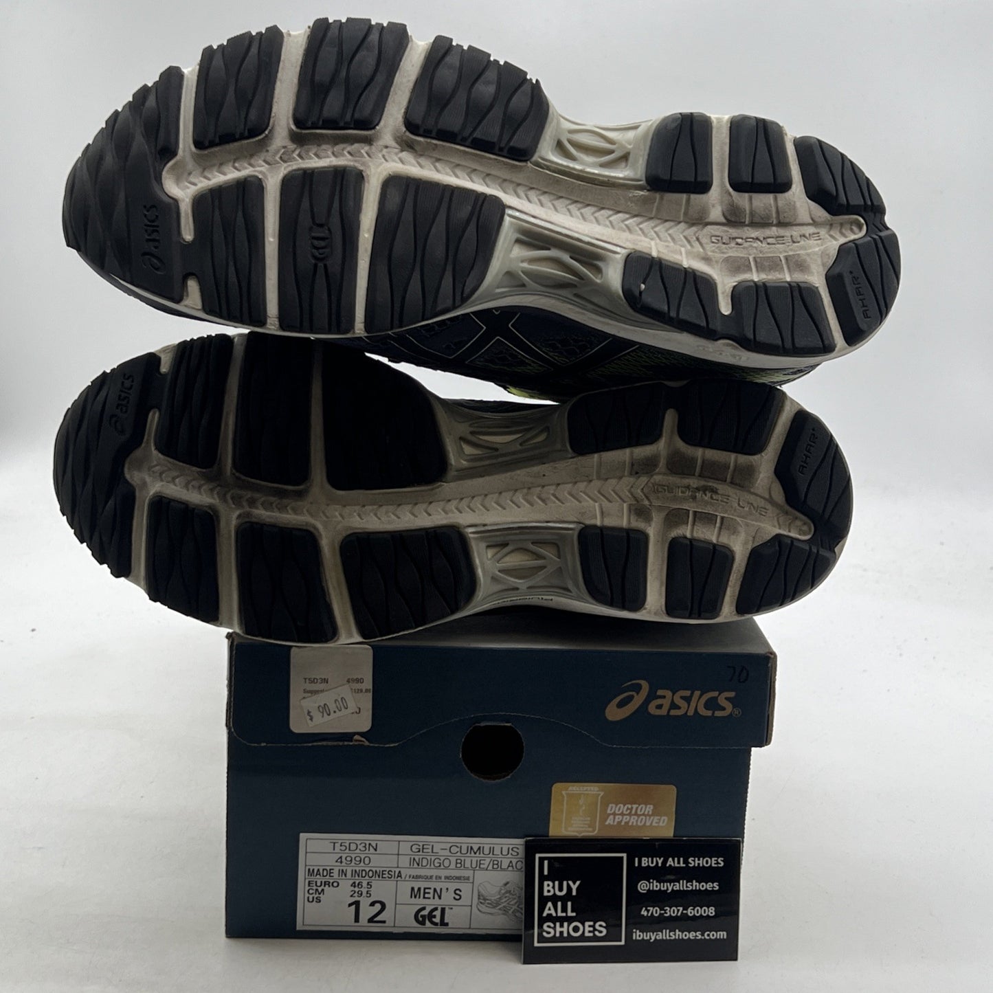 Size 12 - Asics Gel-Cumulus 17 Running Purple Athletic (T5D3N-4990)