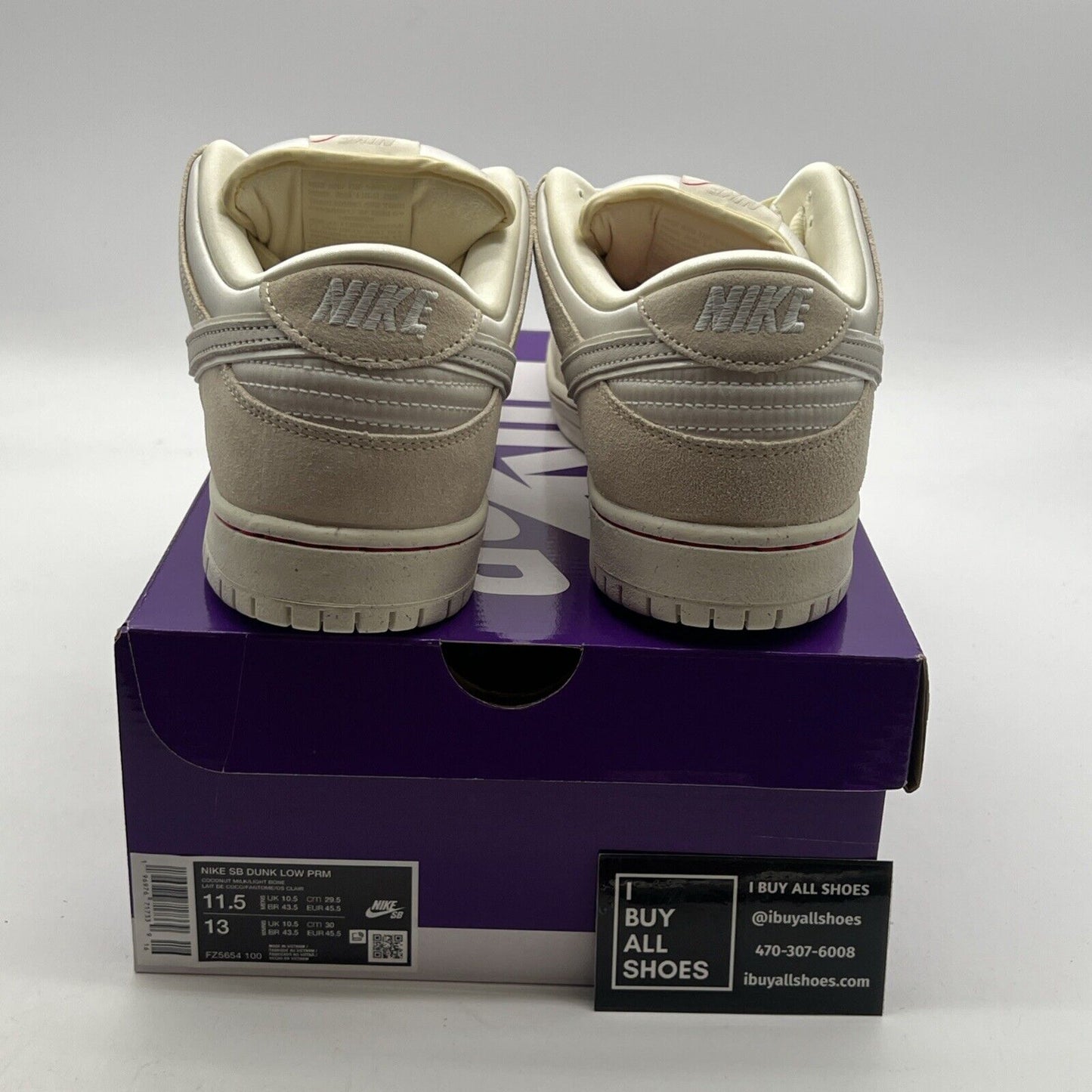 Size 11.5 - Nike Dunk Premium SB Low City of Love Collection - Light Bone