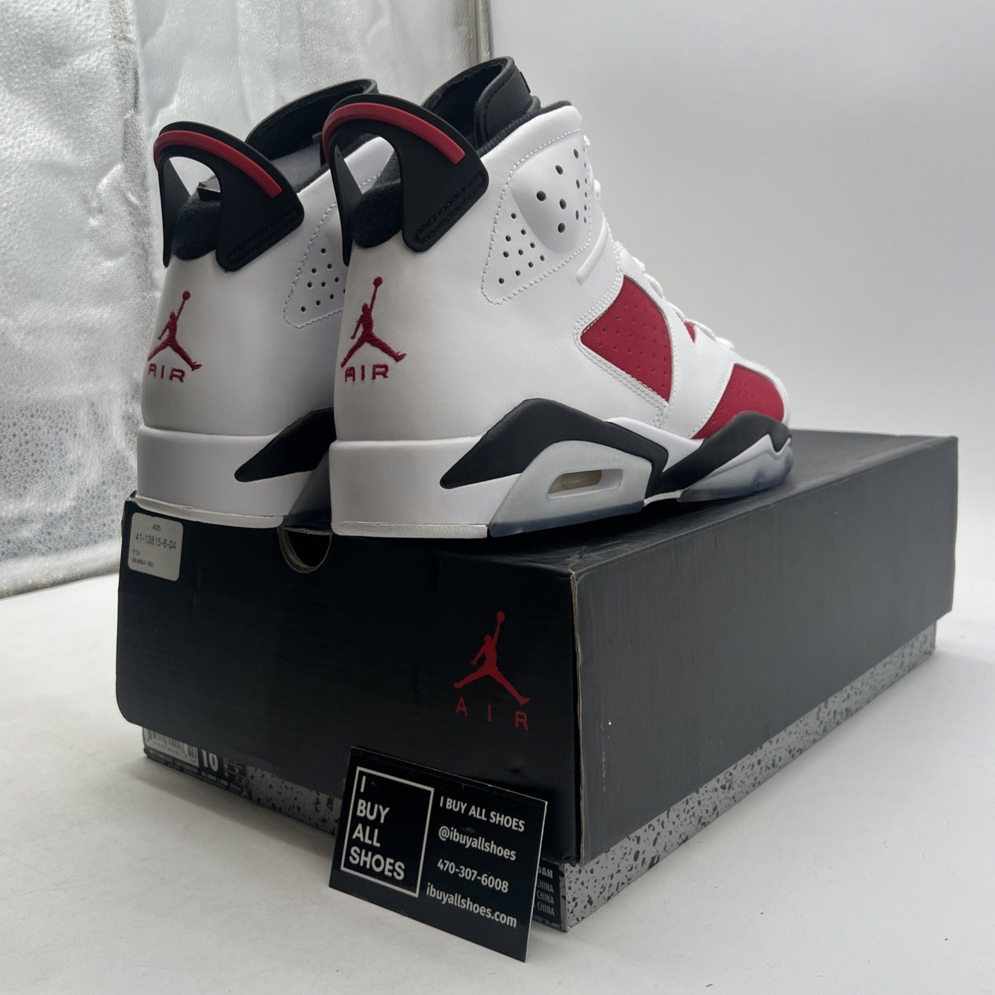 Size 10 - Air Jordan 6 Retro 2014 Carmine (384664-160)