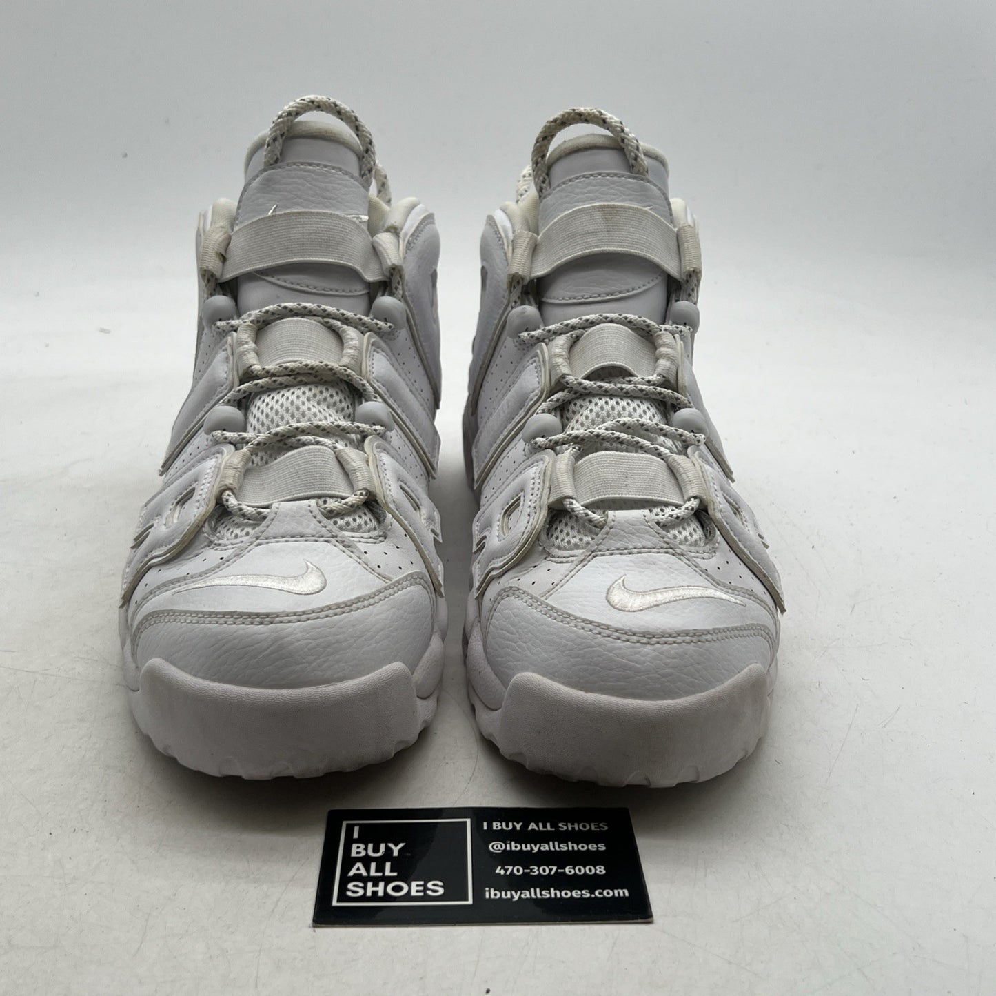 Size 10 - Nike Air More Uptempo Triple White (921948-100)