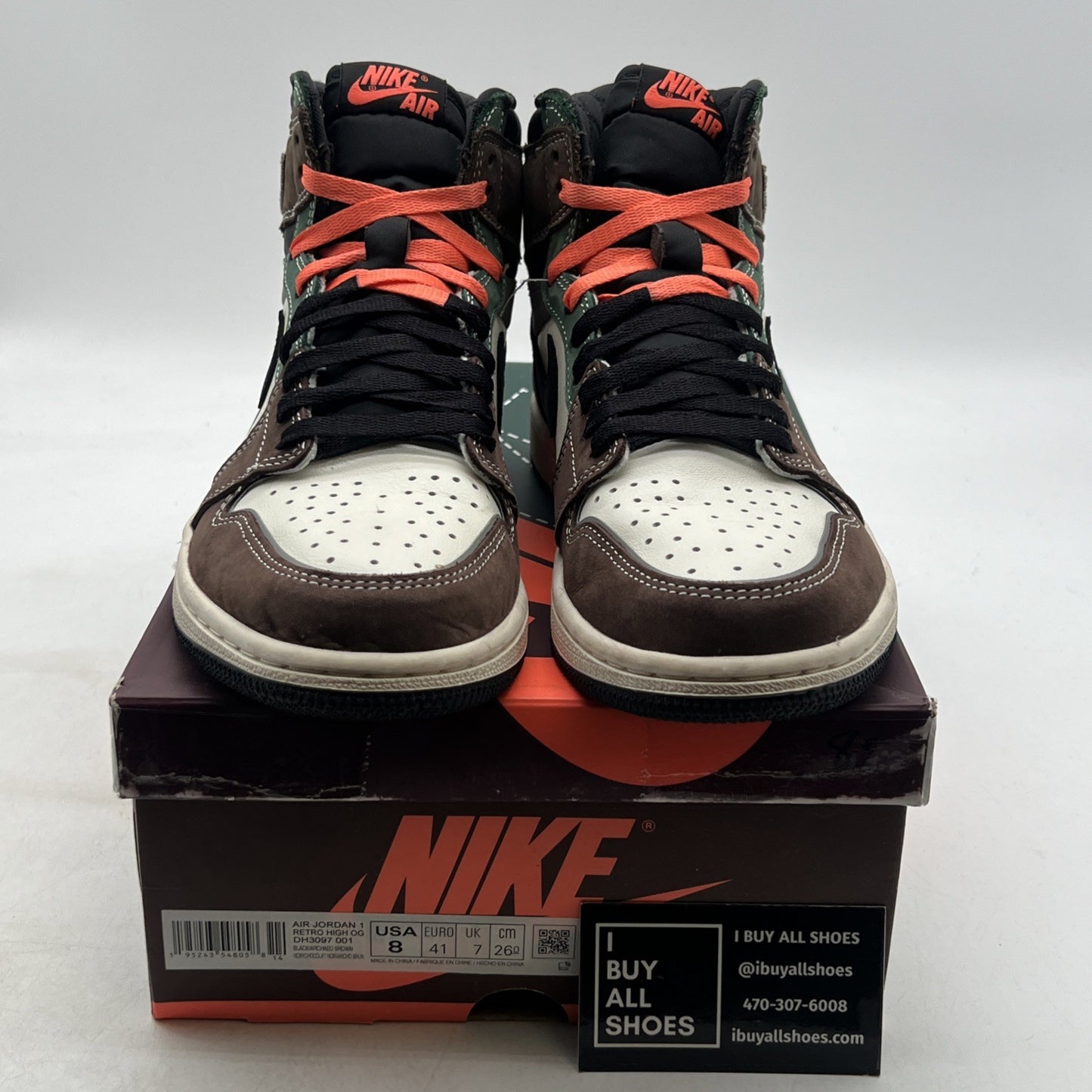 Size 8 - Air Jordan 1 High OG Crafted 2021 (DH3097-001)