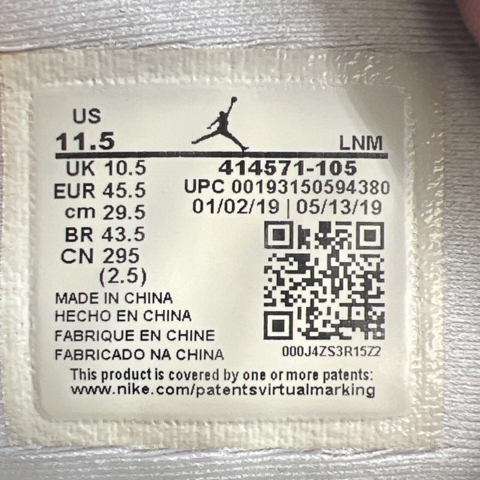 Size 11.5 - Air Jordan 13 Retro Lakers (414571-105)