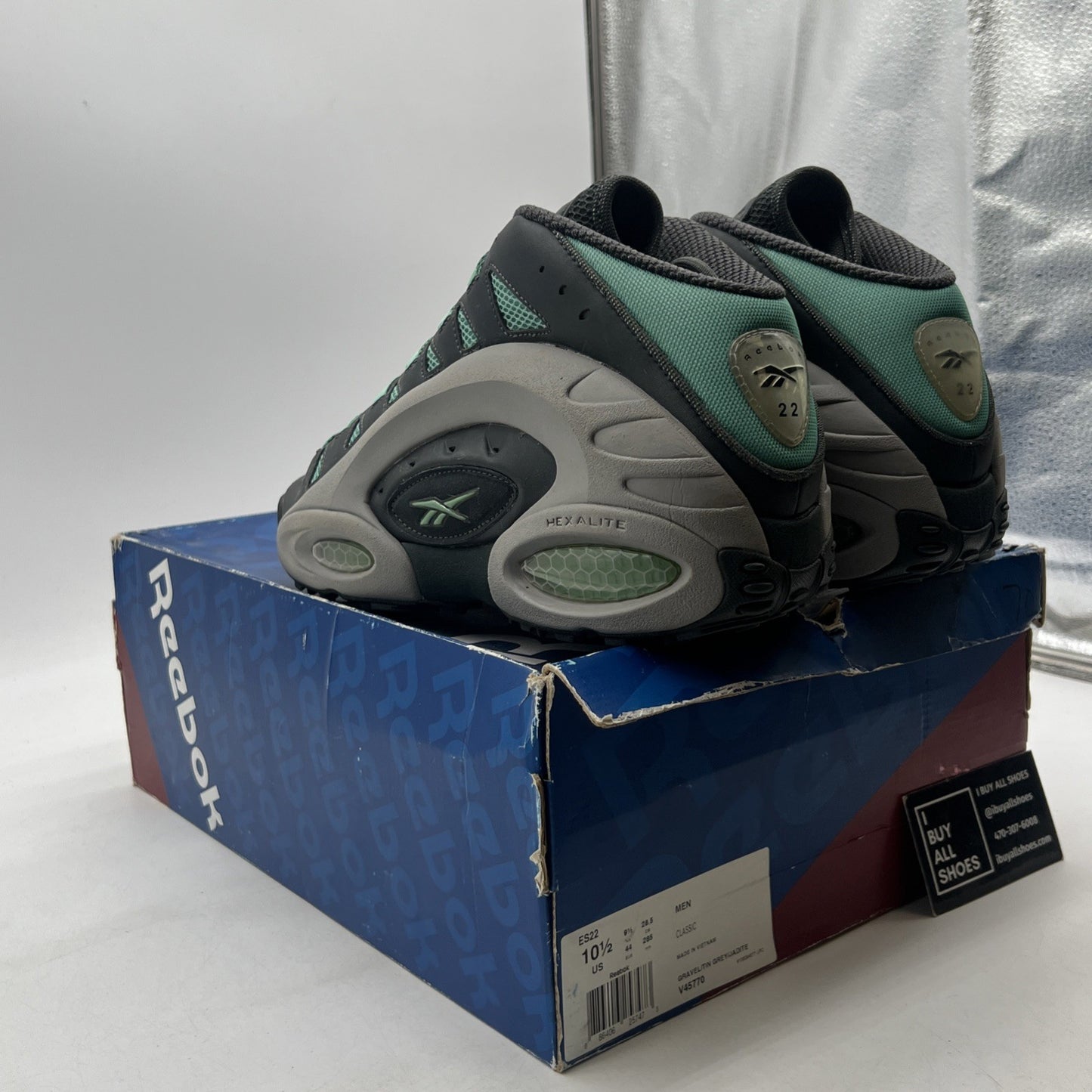 Size 10.5 - Reebok ES22 Gravel - (V45770)