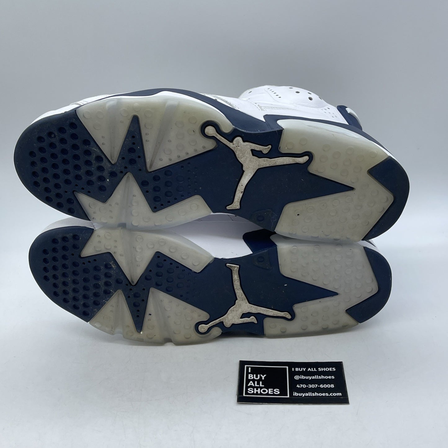 Size 13 - Jordan 6 Retro Midnight Navy White Leather (CT8529-141)