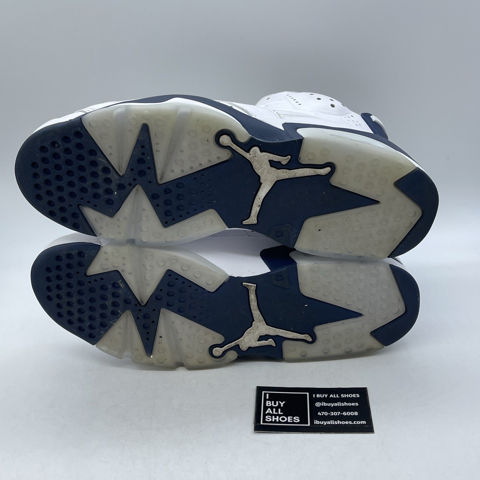 Size 13 - Jordan 6 Retro Midnight Navy White Leather (CT8529-141)