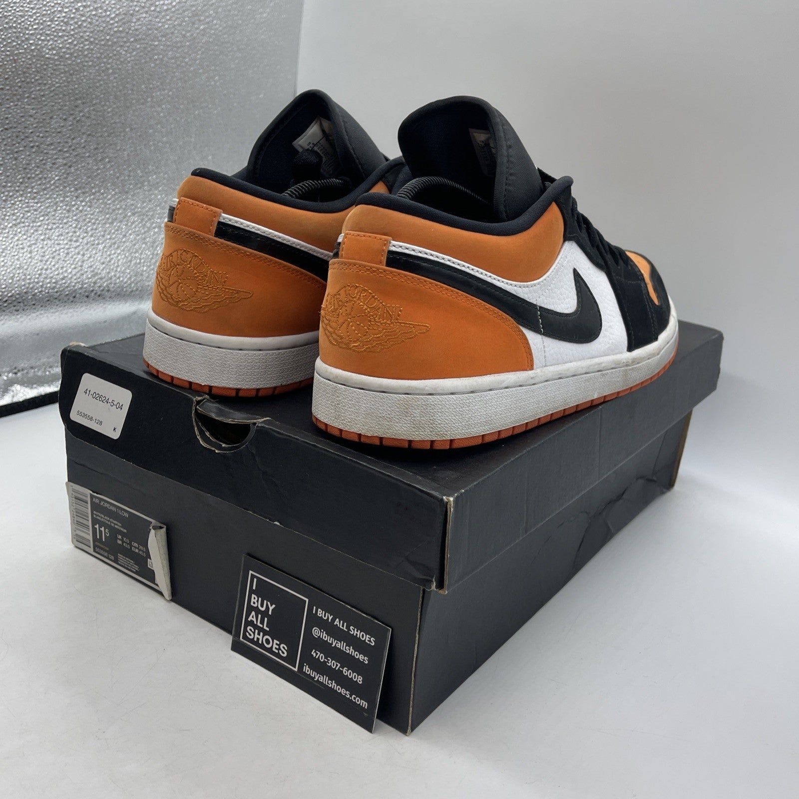 Size 11.5 - Air Jordan 1 Low Shattered Backboard (553558-128)