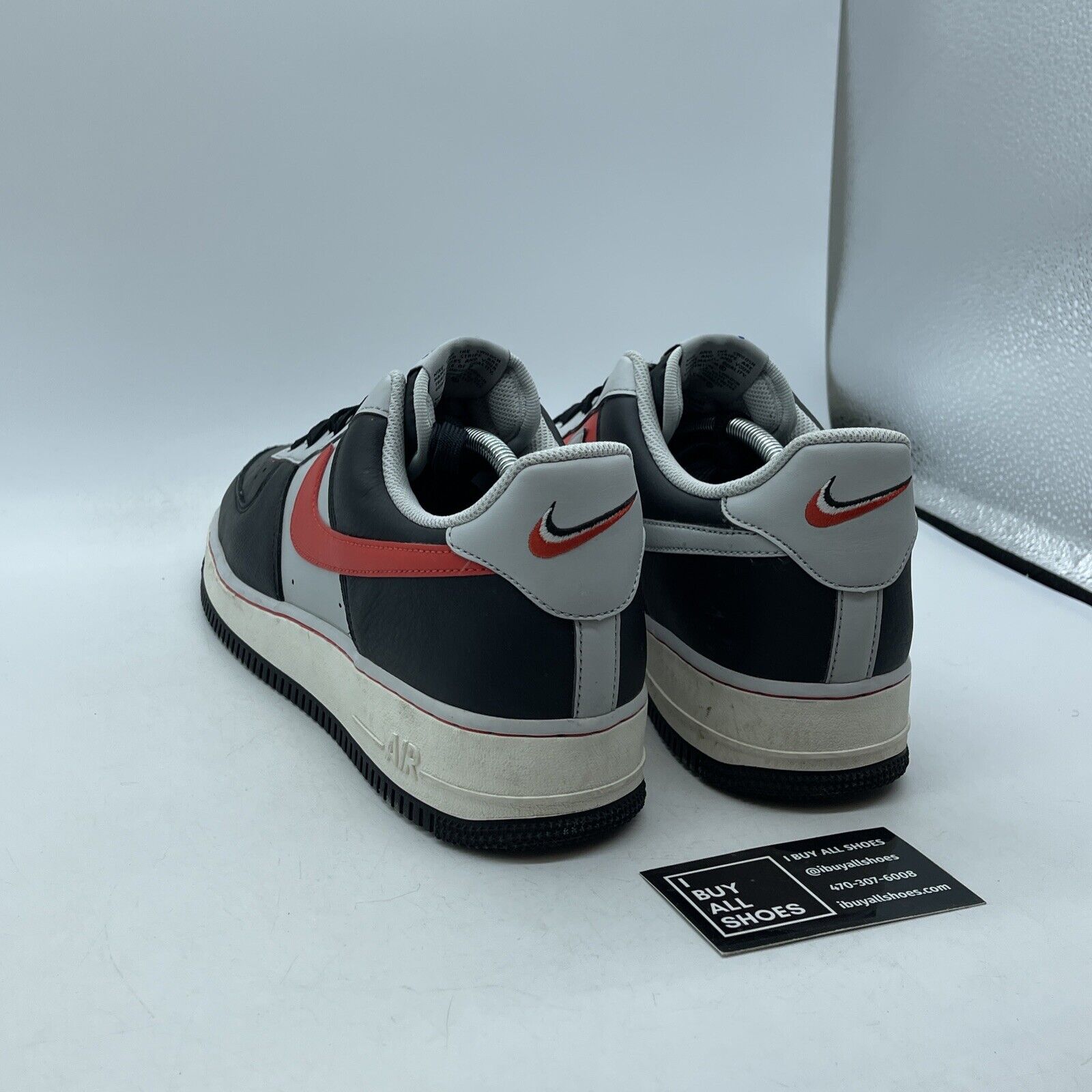 Size 12- Nike Air Force 1 '07 LV8 x NBA 75th Anniversary Trail Blazers Black
