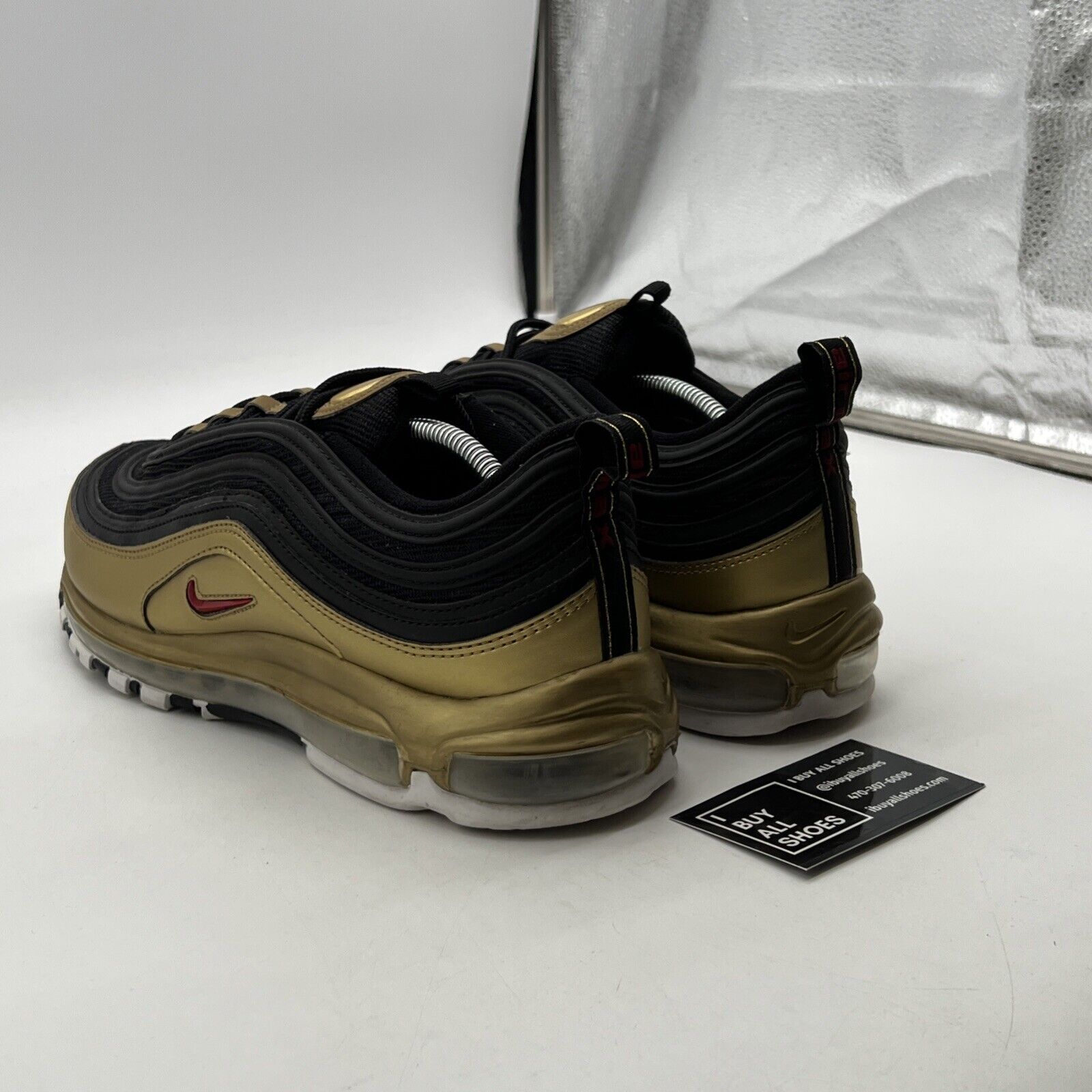Size 12 - Nike Air Max 97 QS B-Sides Metallic Gold (AT5458-002)