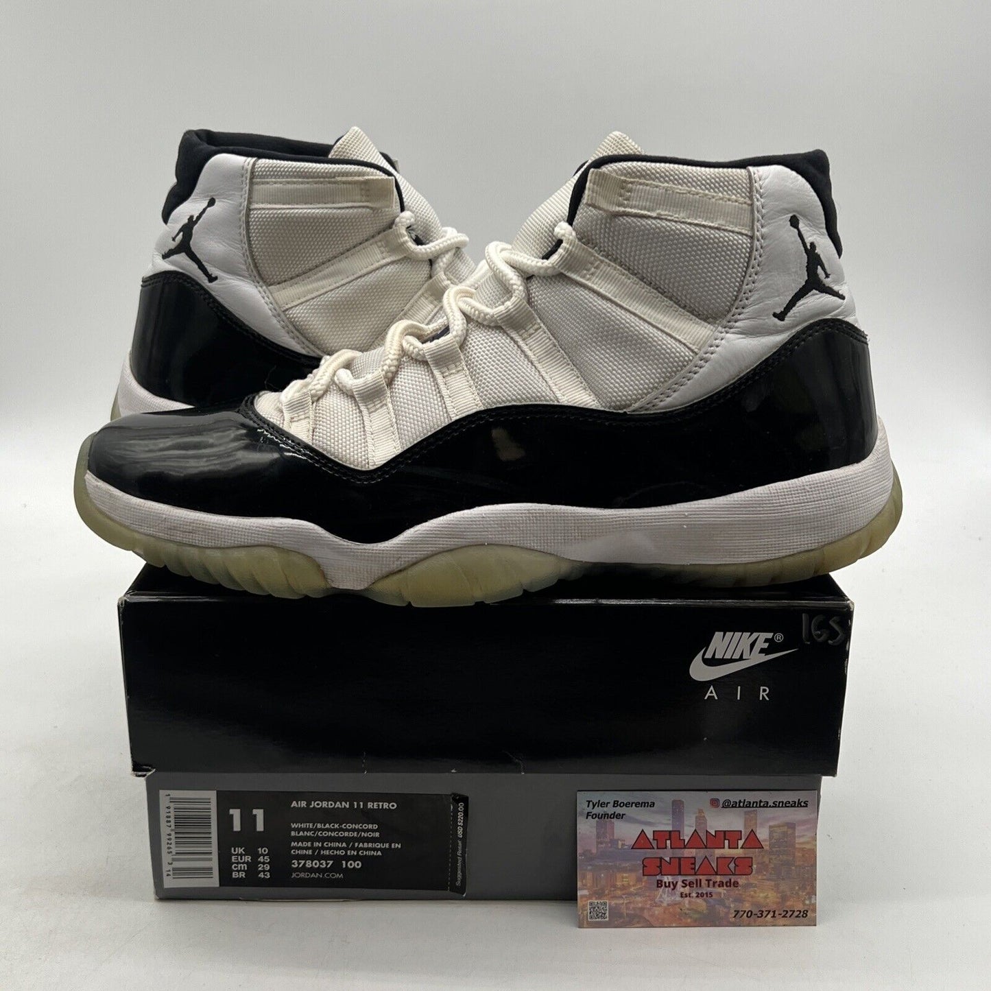 Size 11 - Jordan 11 Retro High Concord (378037-100)