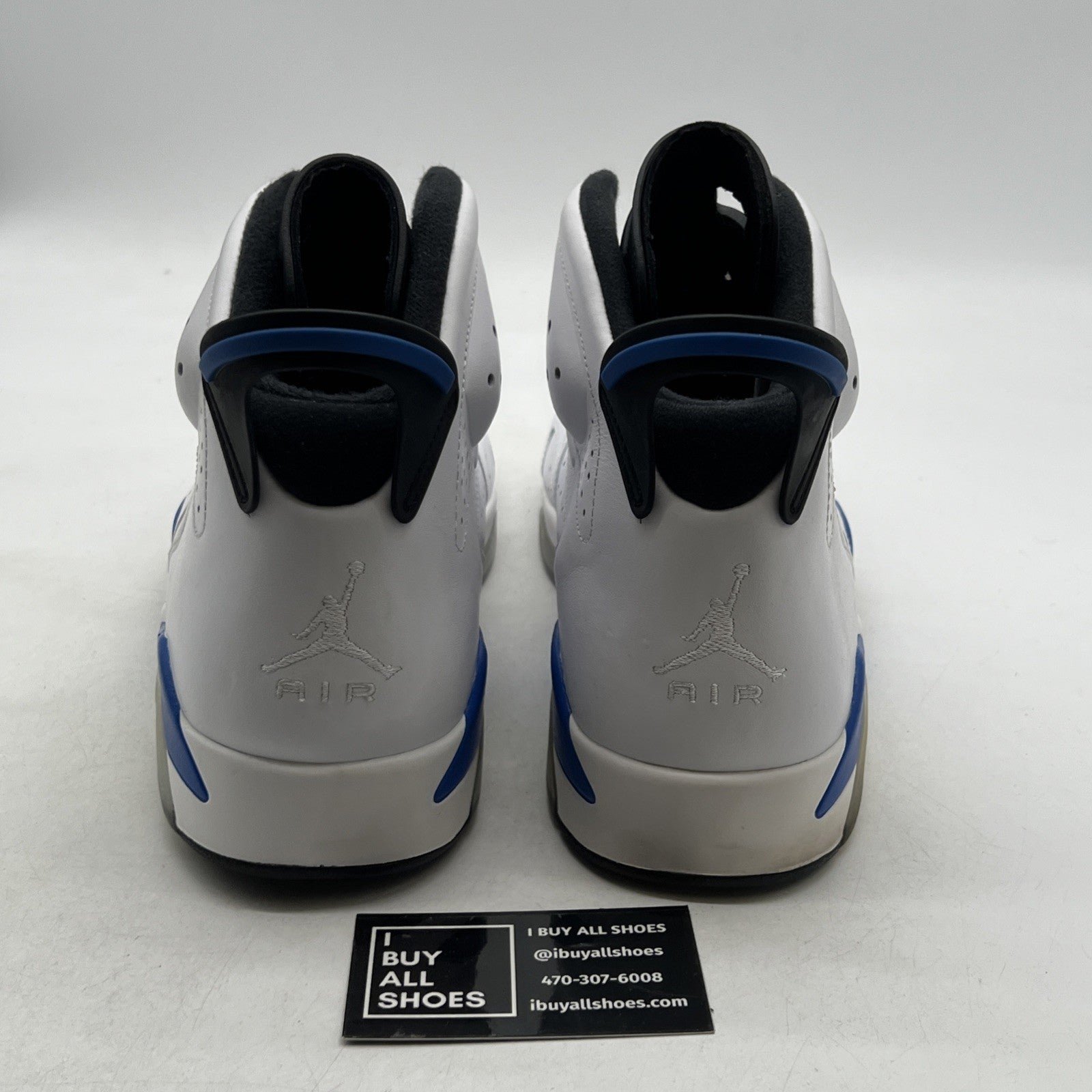 Size 14 - Air Jordan 6 Retro 2014 Sport Blue (384664-107)