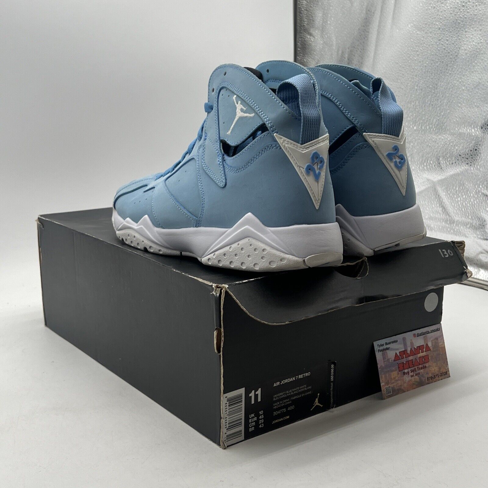 Size 11 - Air Jordan 7 Retro Pantone (304775-400)