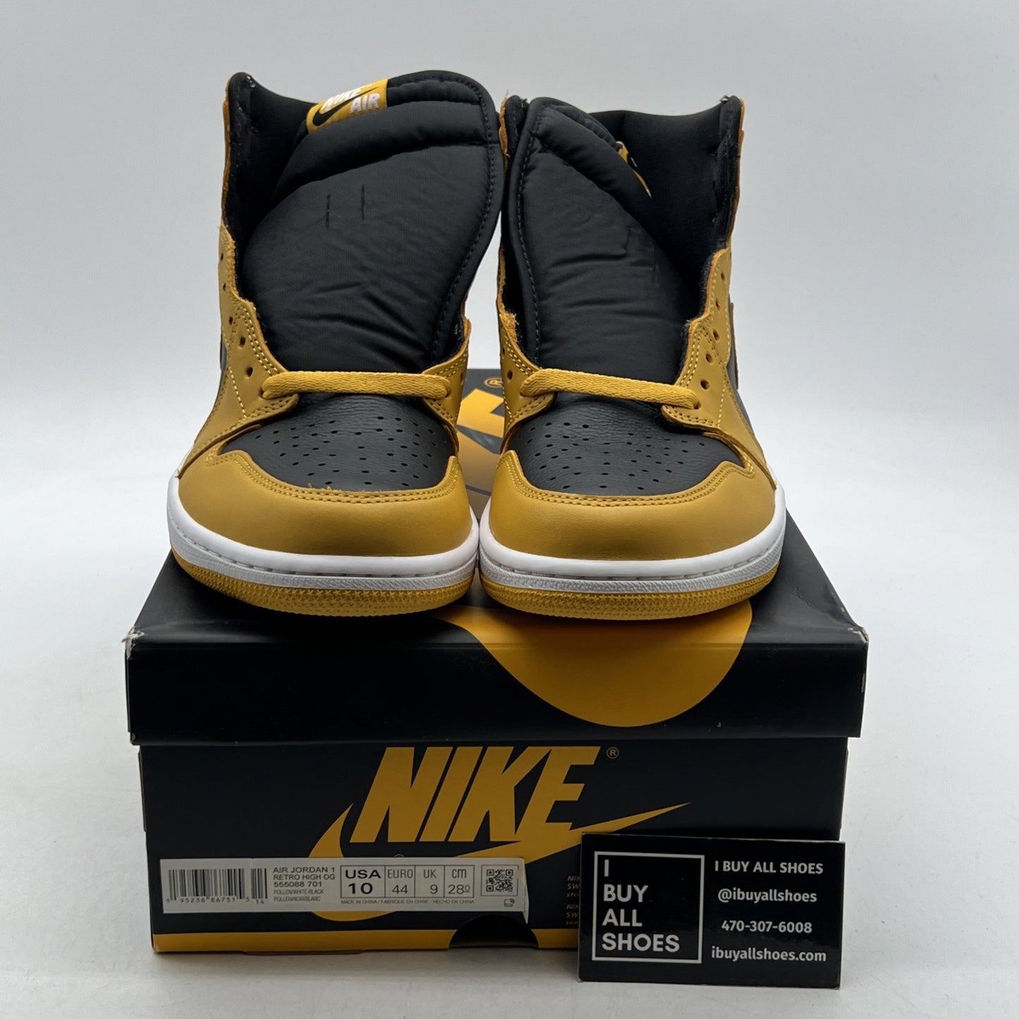 Size 10 - Air Jordan 1 Retro OG High Pollen (555088-701)