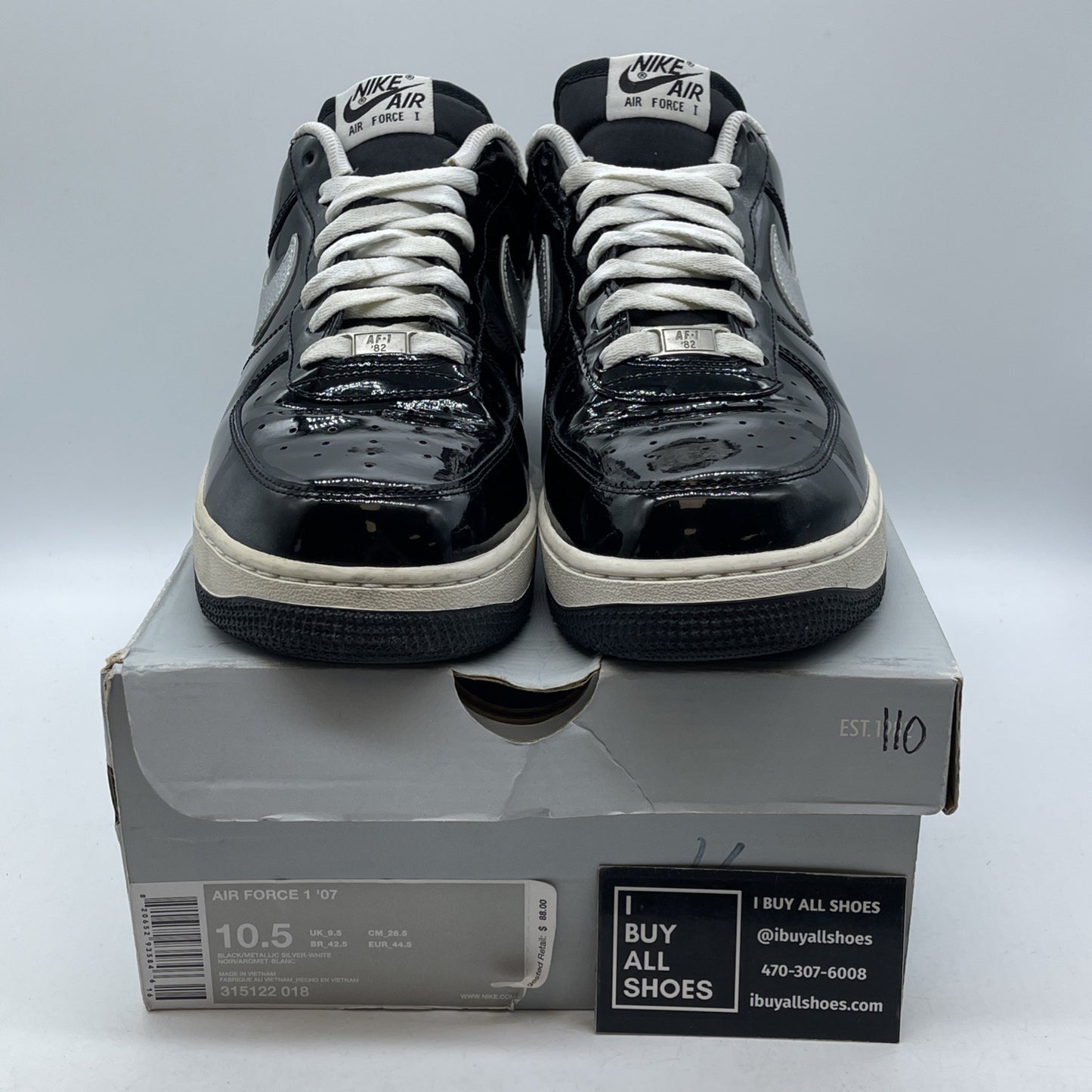 Size 10.5 - Nike Air Force 1 '07 All-Star 2011 Dallas Leather (315122-018)