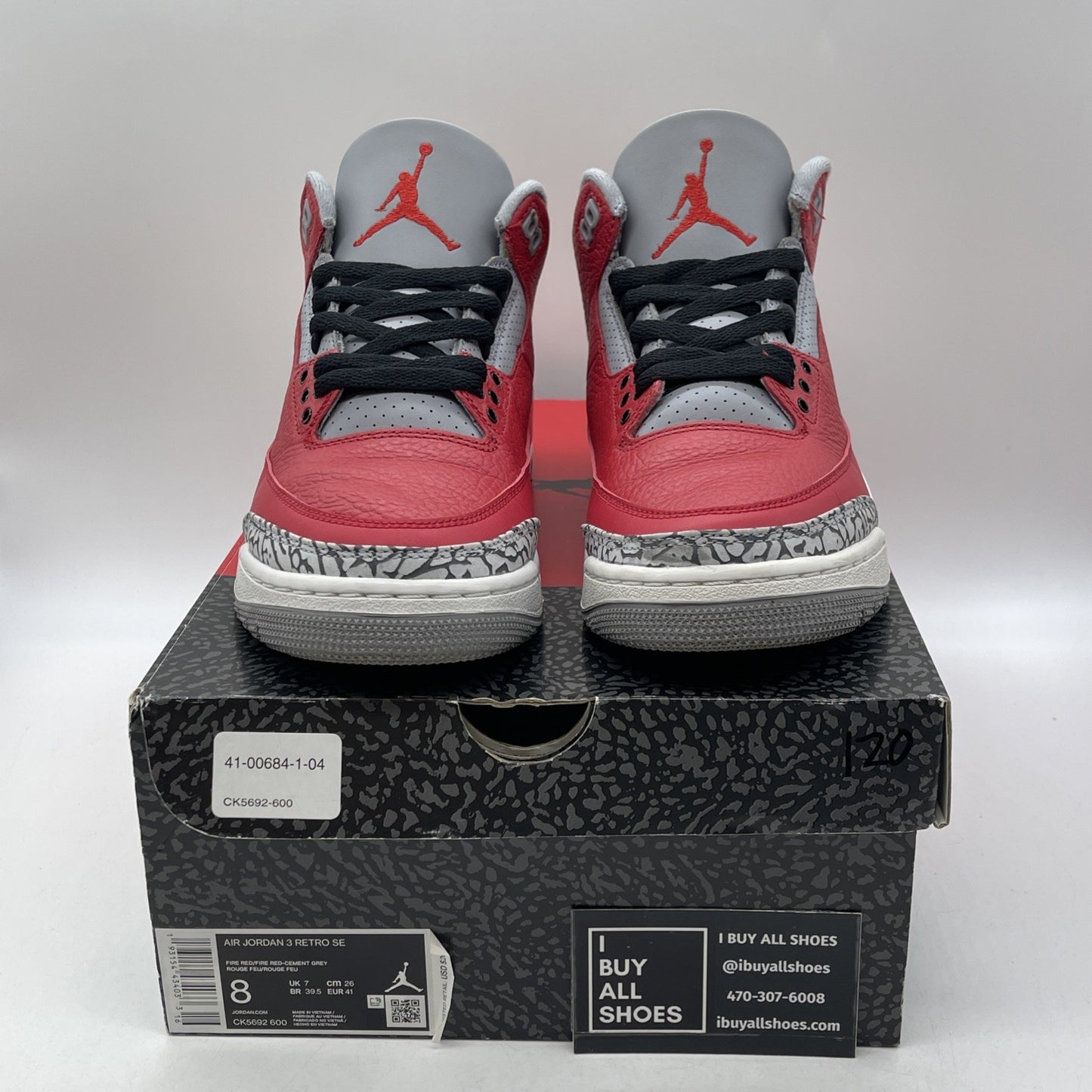 Size 8 - Jordan 3 Retro SE Mid Unite Red Grey Suede Leather (CK5692-600)
