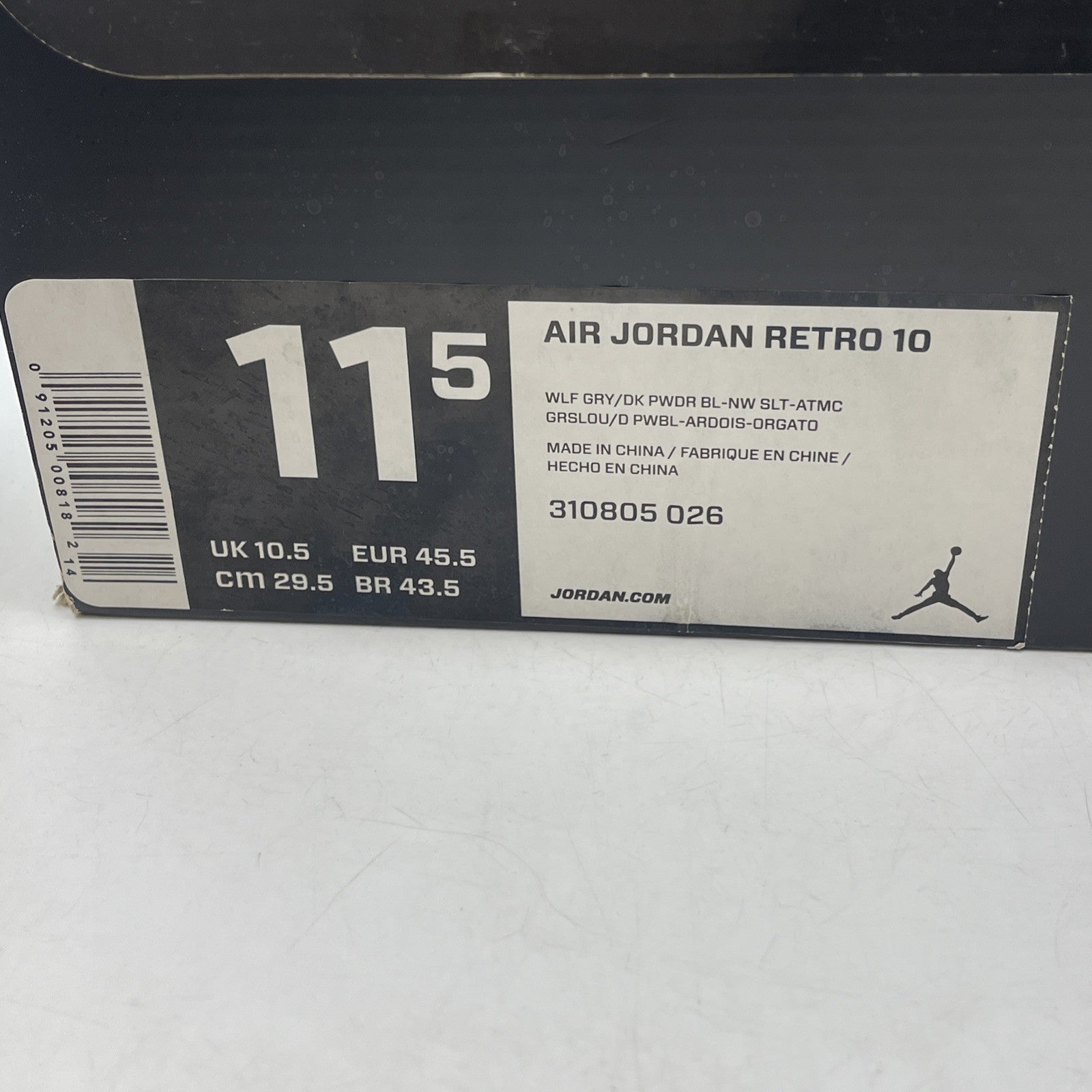 Size 11.5 - Air Jordan 10 Retro Bobcats (310805-026)