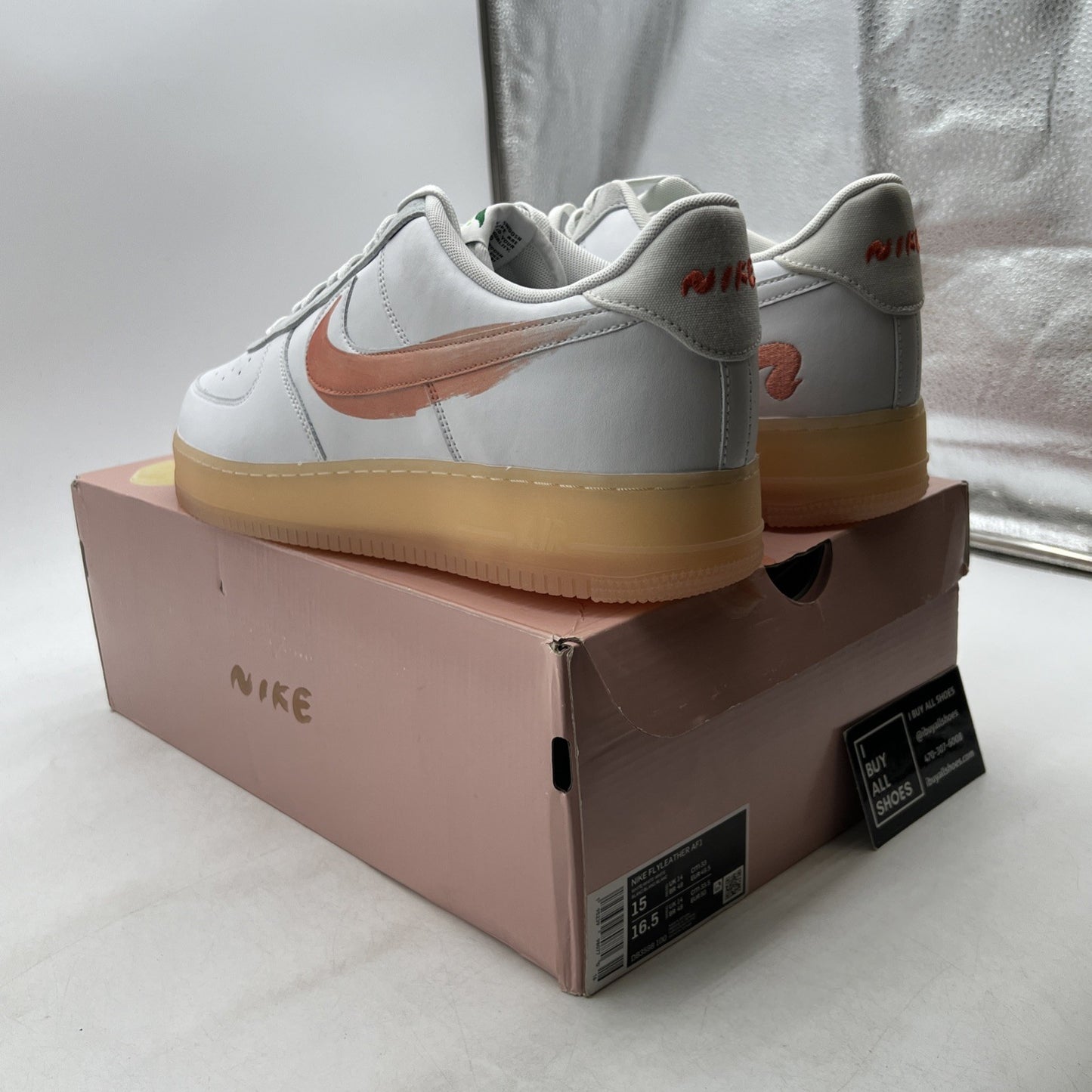Size 15 - Nike Mayumi Yamase x Air Force 1 Flyleather Earth Day (DB3598-100)