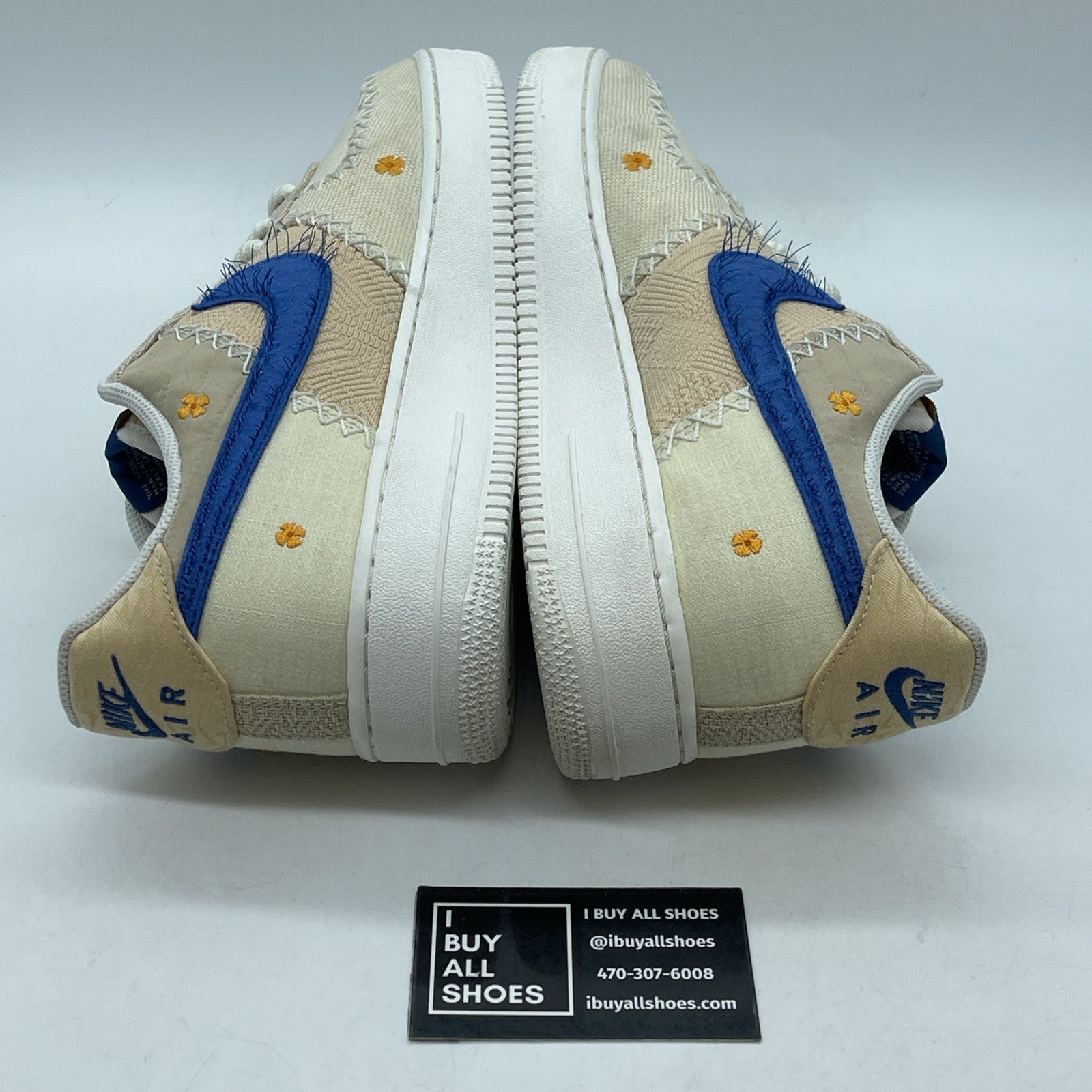 Size 10.5 - Nike Air Force 1 '07 LA Flea Tan White Suede (DV2215-100)